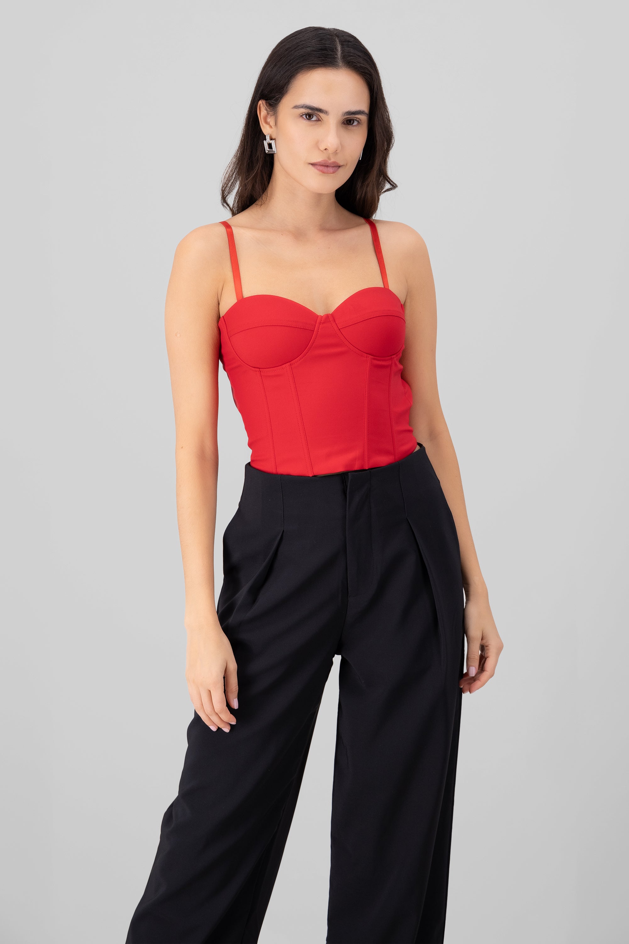 Mushroom corset RED