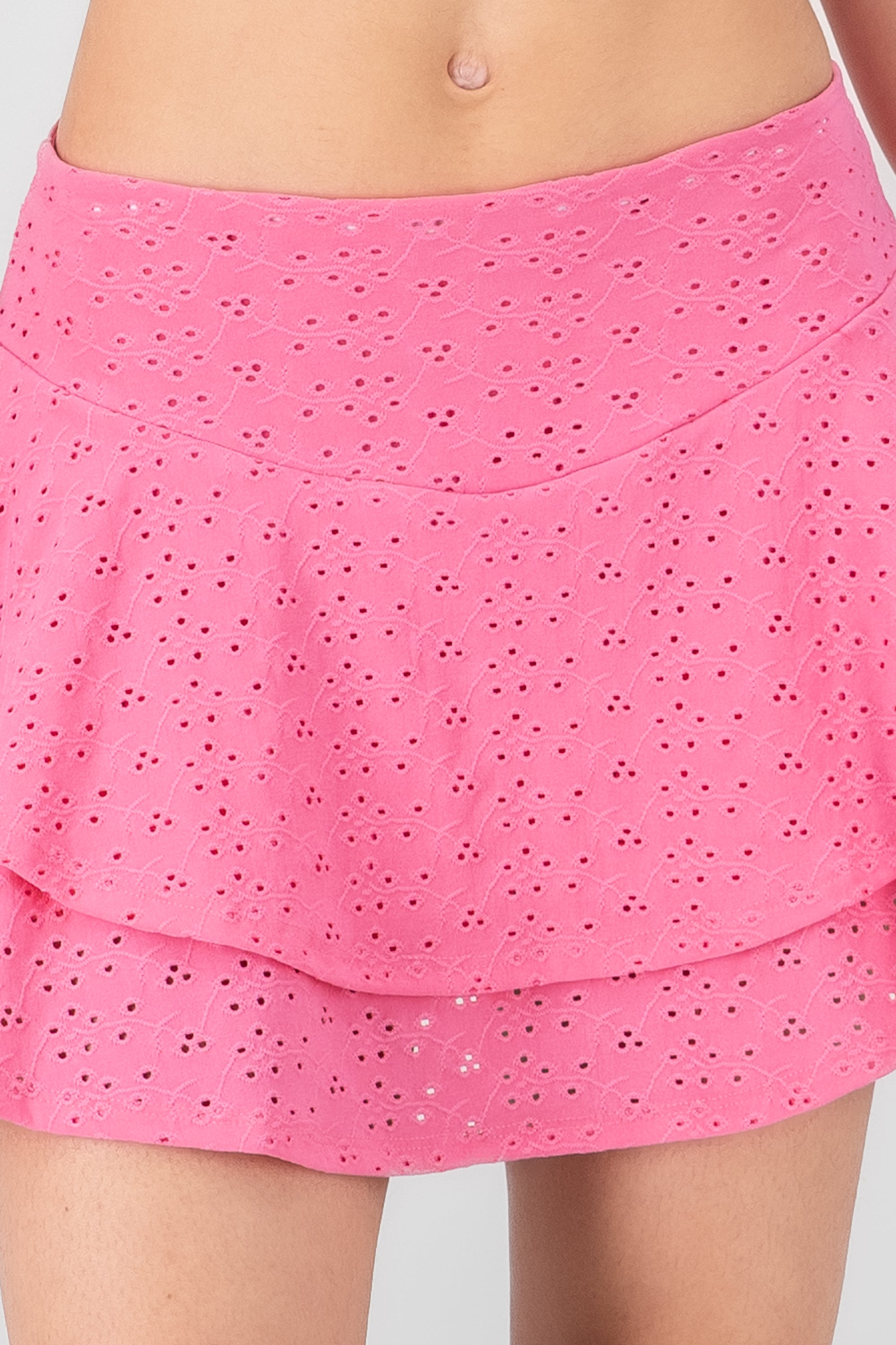 Short Eyeled Double Olan skirt Fiusha