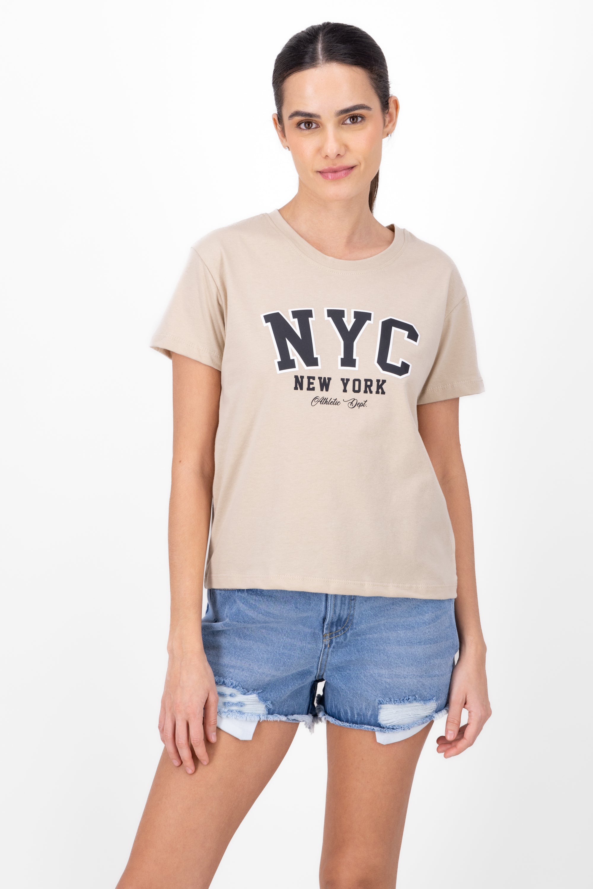 NYC shirt relief BEIGE