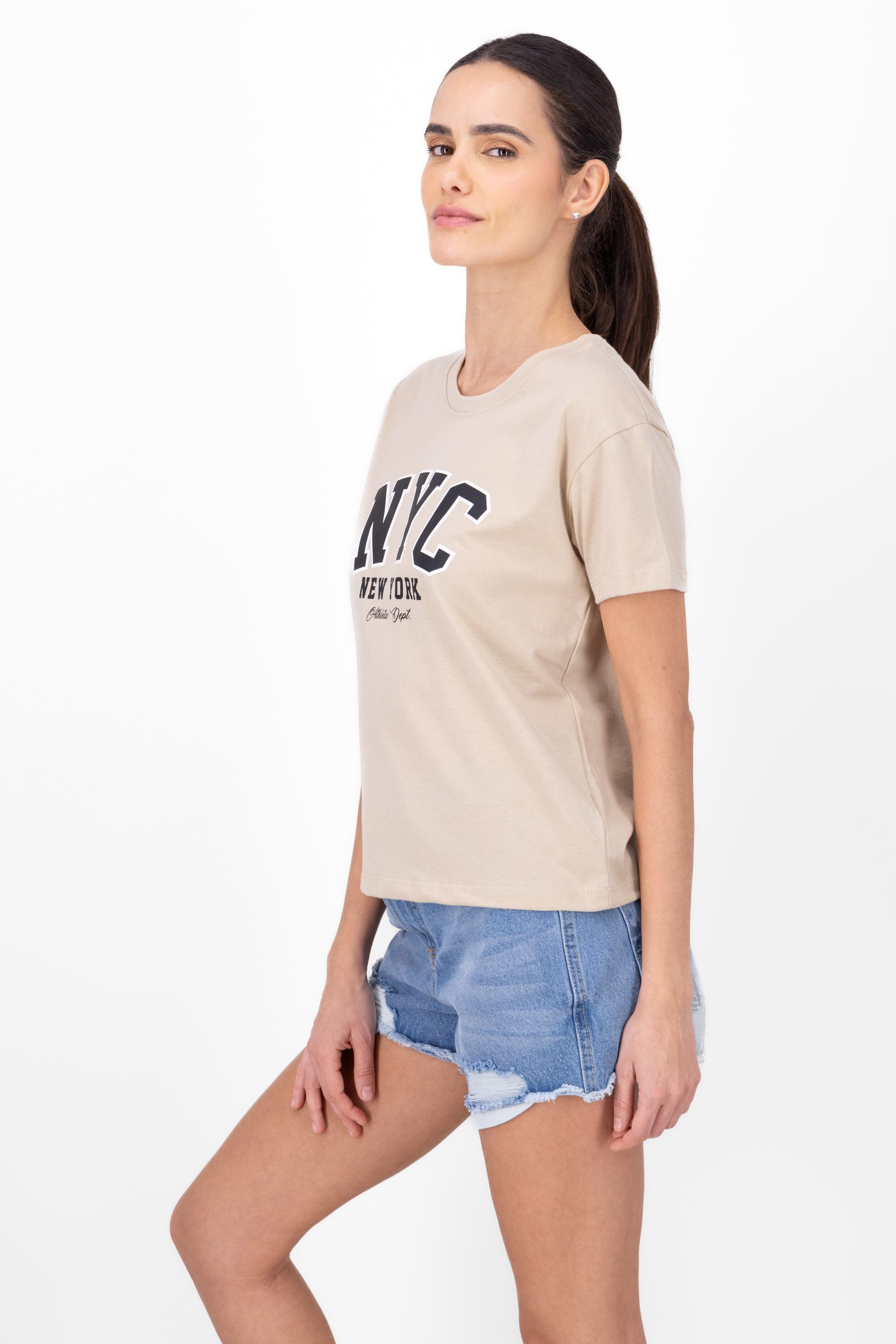 NYC shirt relief BEIGE