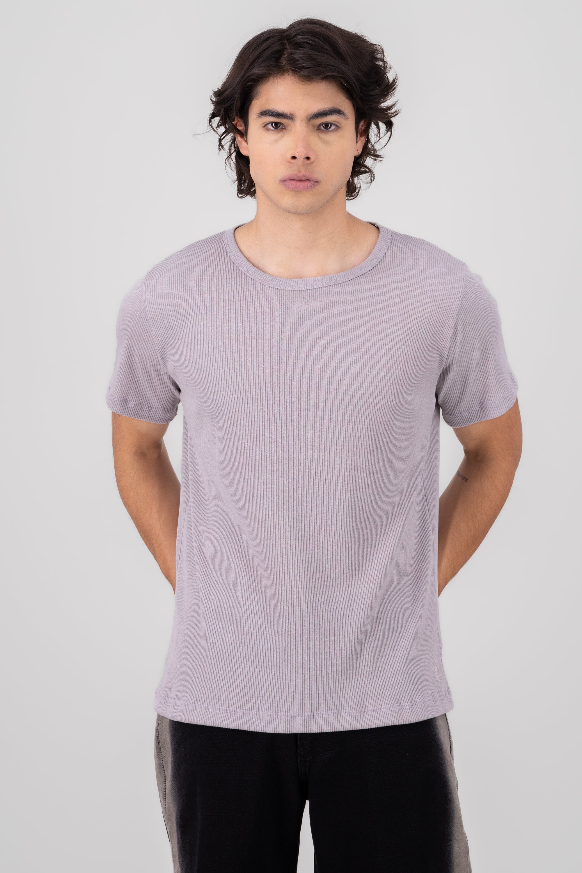 Playera Básica Manga Corta Recover GRIS