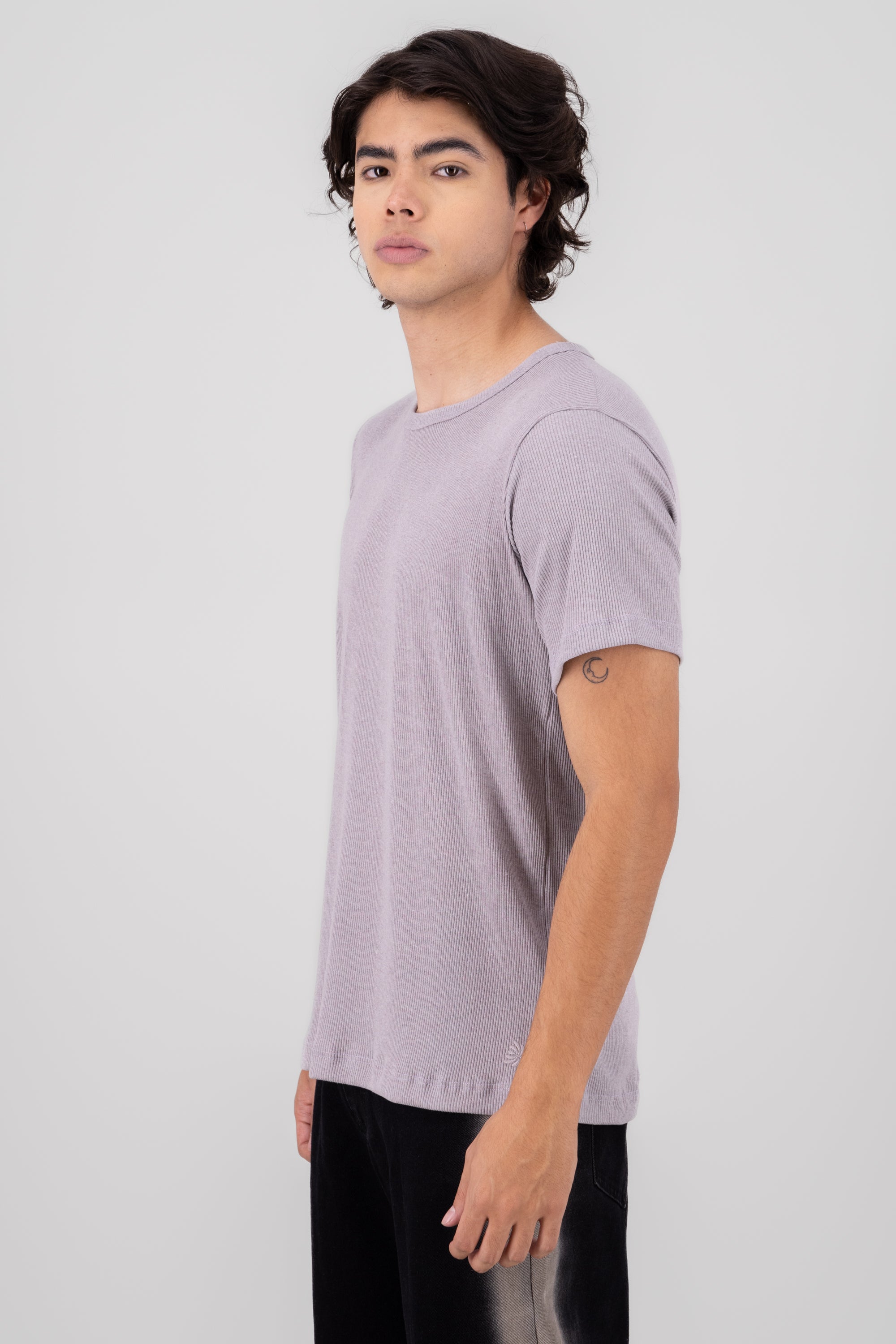 Playera Básica Manga Corta Recover GRIS