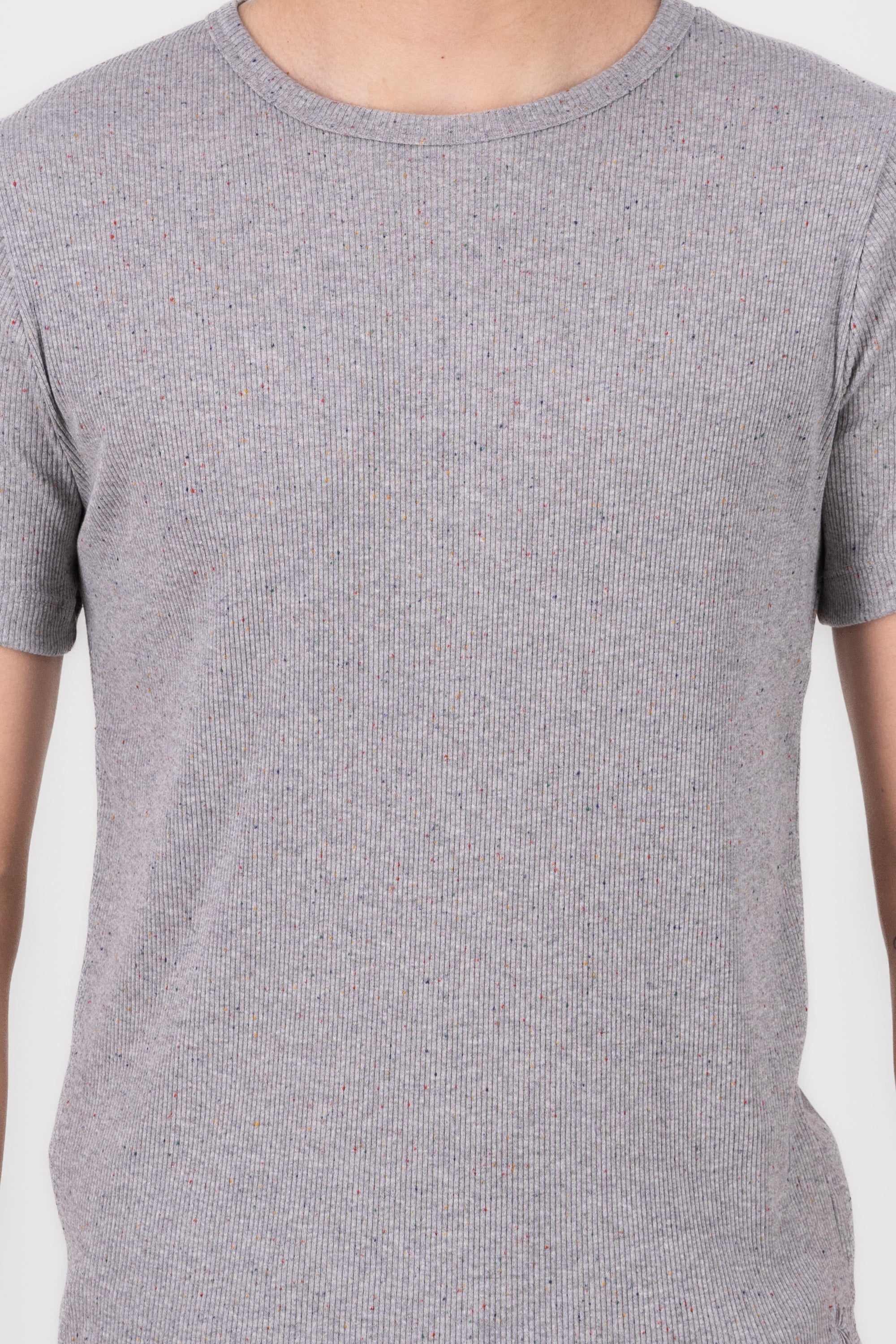Playera Básica Manga Corta Dots Recover GRIS COMBO