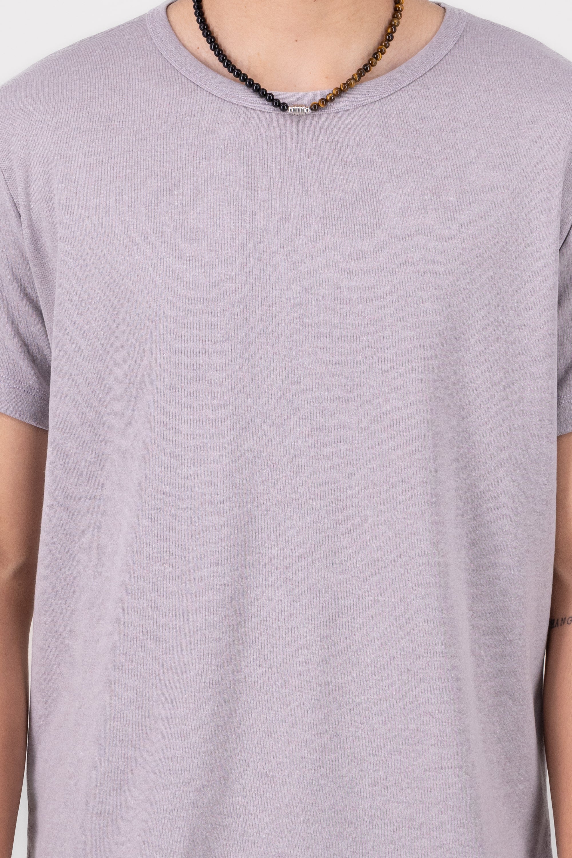 Playera Básica Manga Corta Jaspe Recover GRIS COMBO