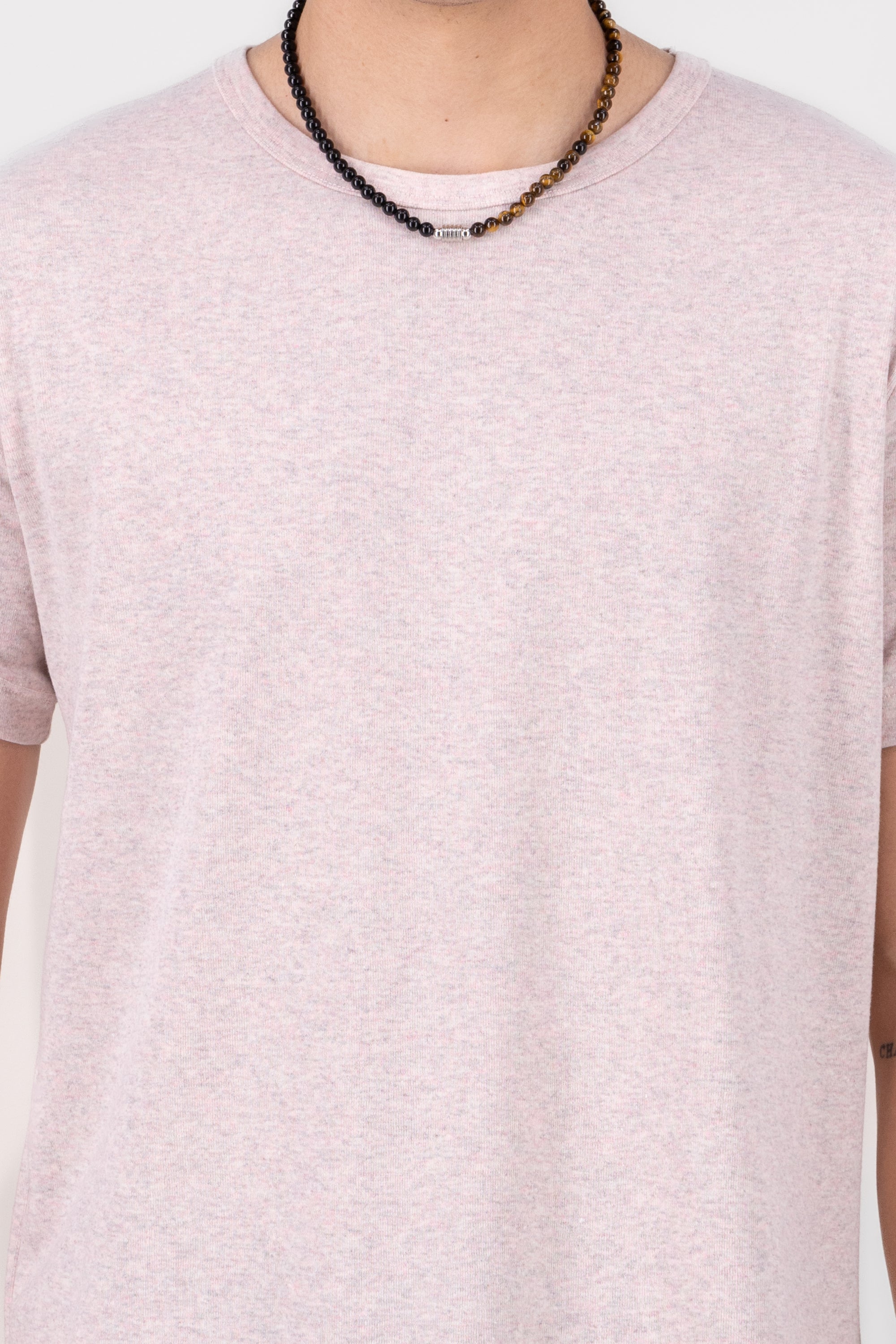 Playera Básica Manga Corta Jaspe Recover ROSA COMBO