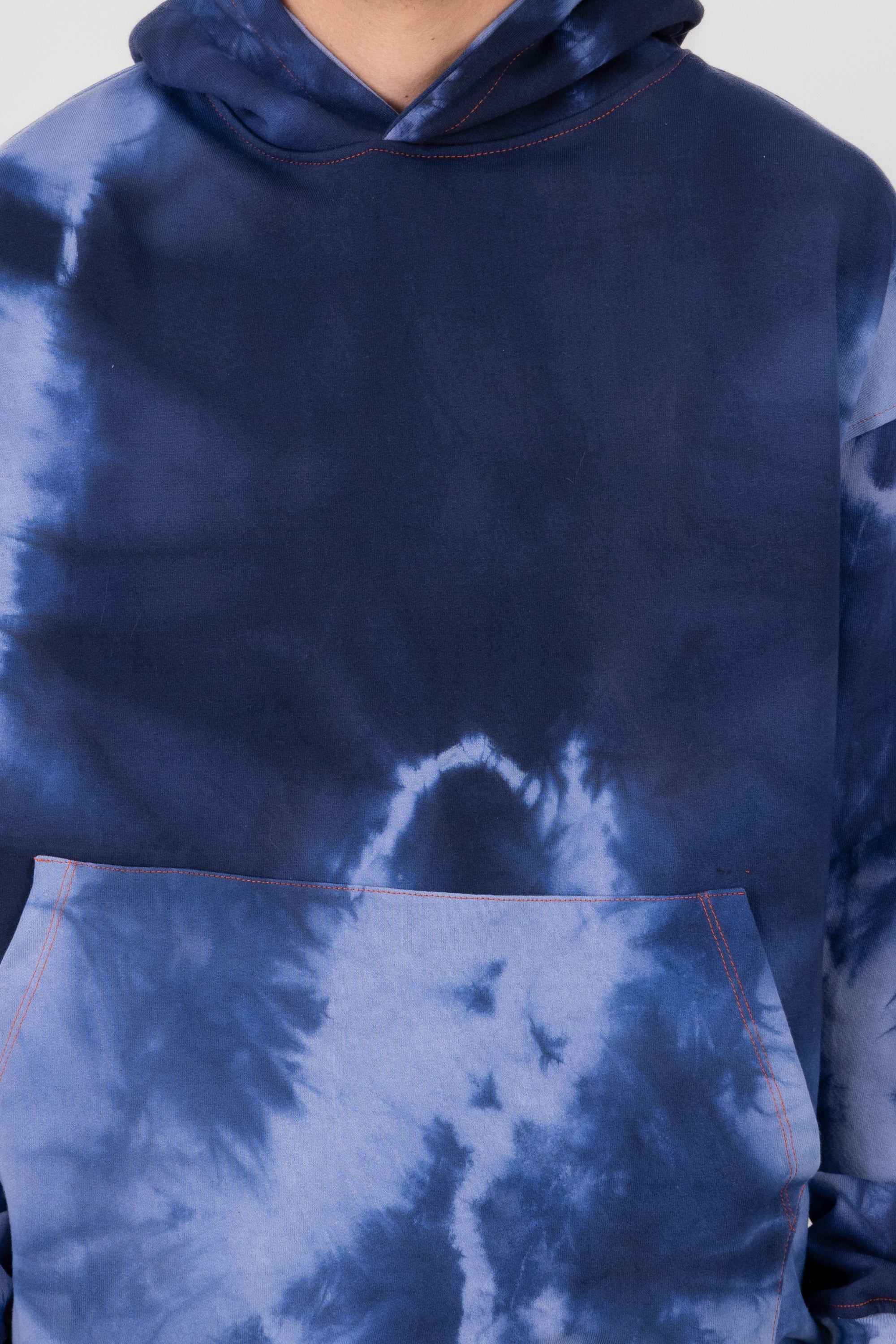 Long sleeve effect sweatshirt Fire Blue King Combo