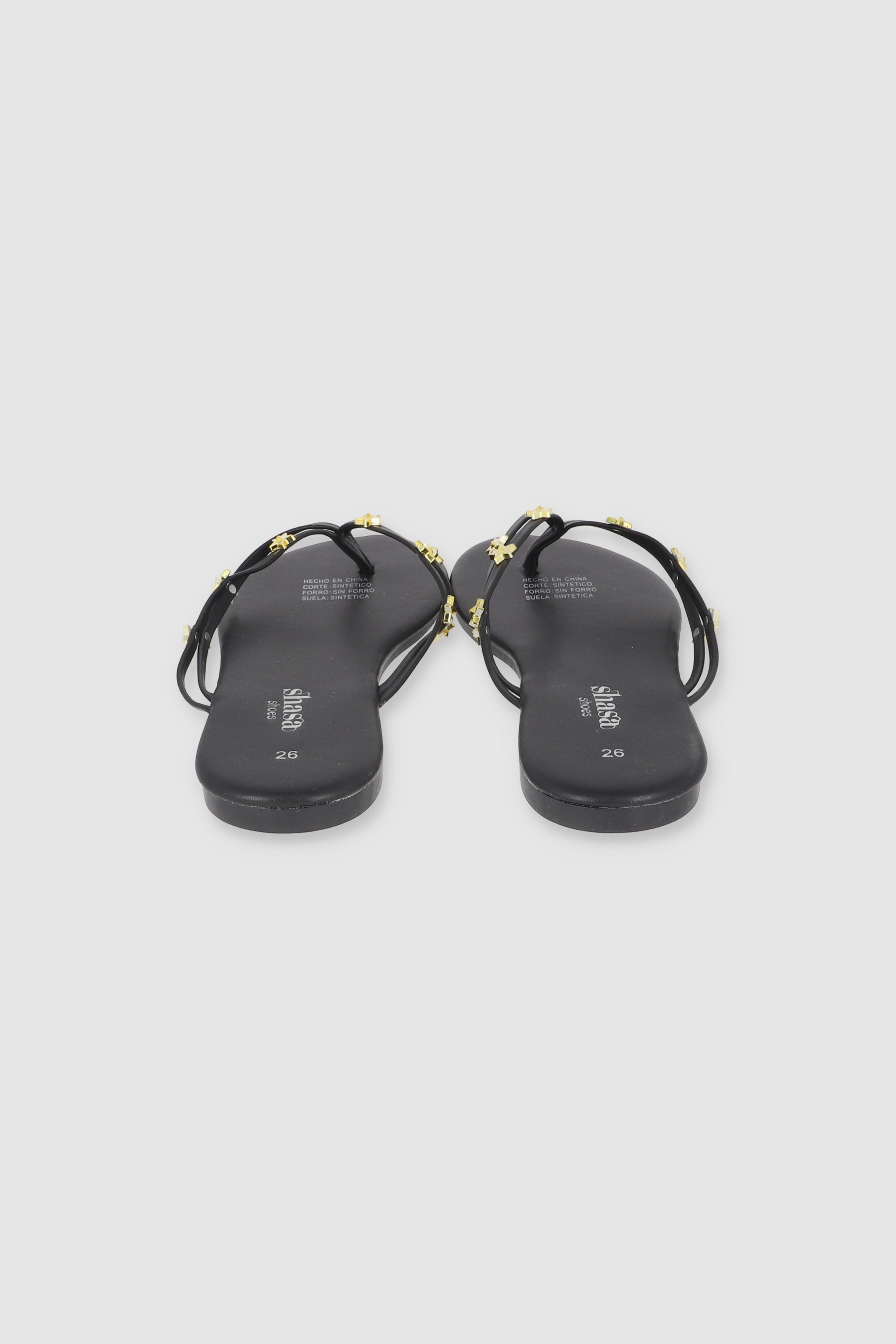 Flip flop stars pu BLACK
