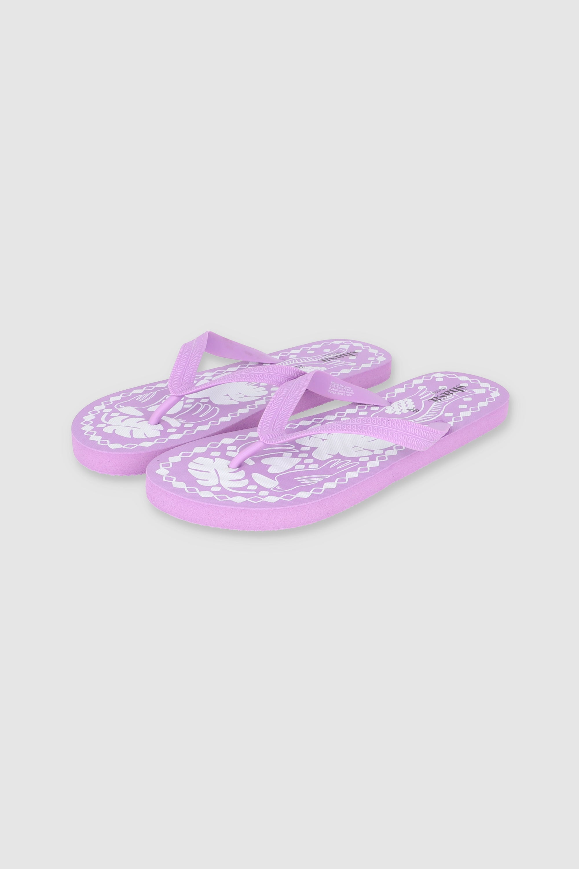 FLIP FLOP PRINT TUCAN LILA