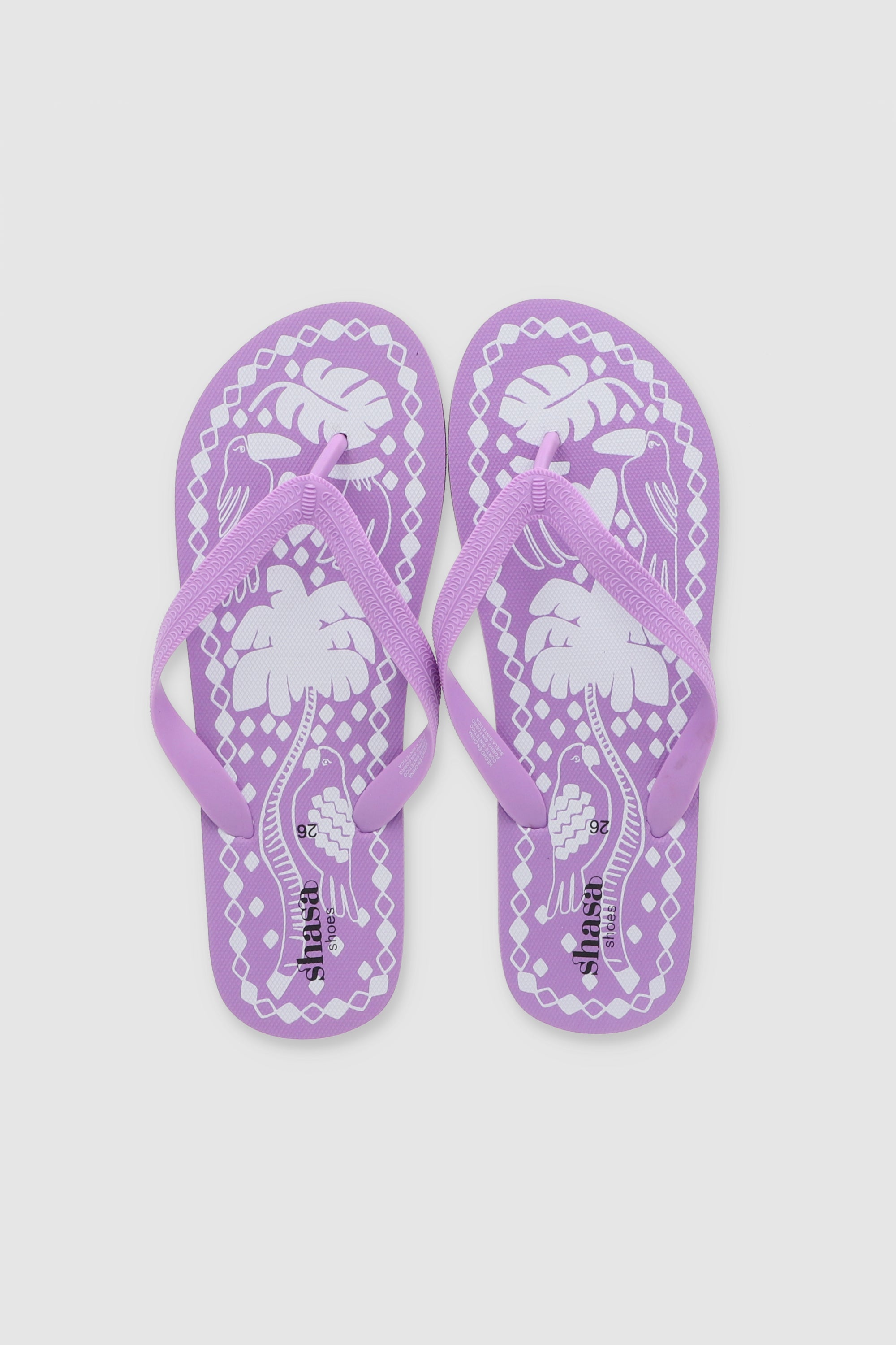 FLIP FLOP PRINT TUCAN LILA