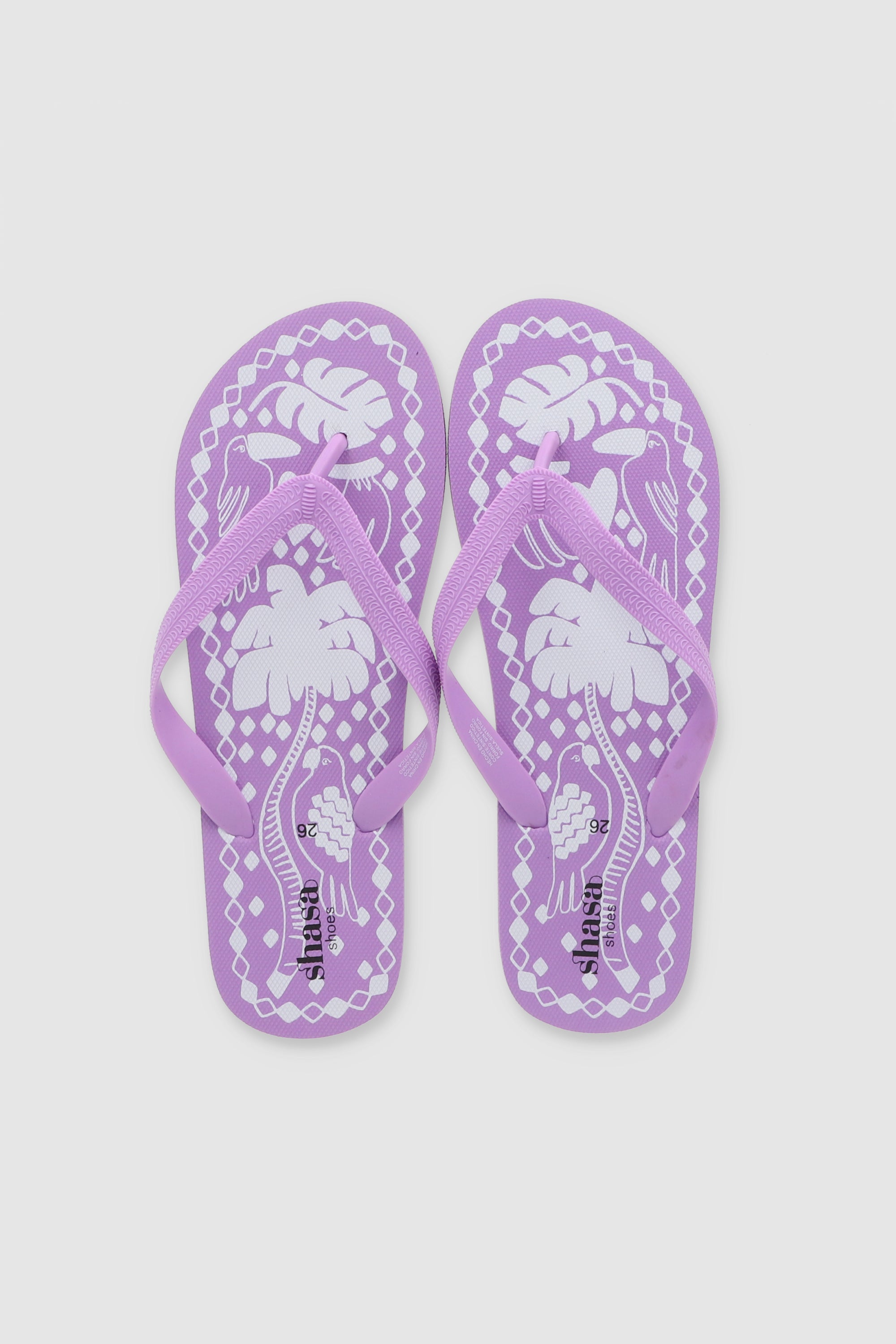 Flip Flop Print Tucan LILAC