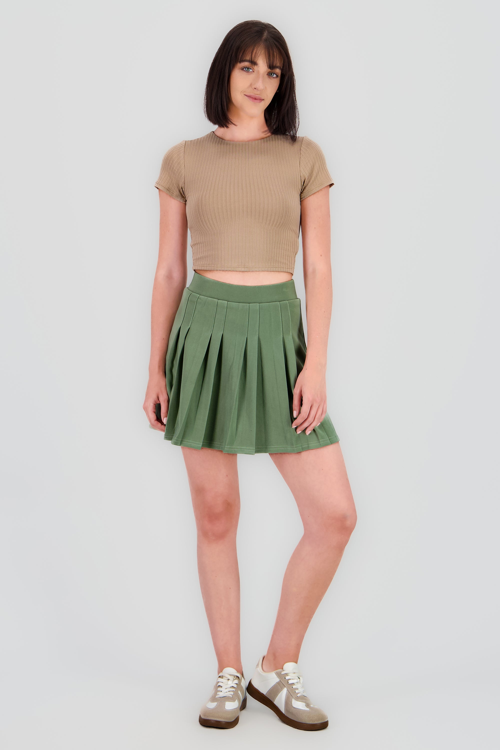 Falda tableada mini SAGE