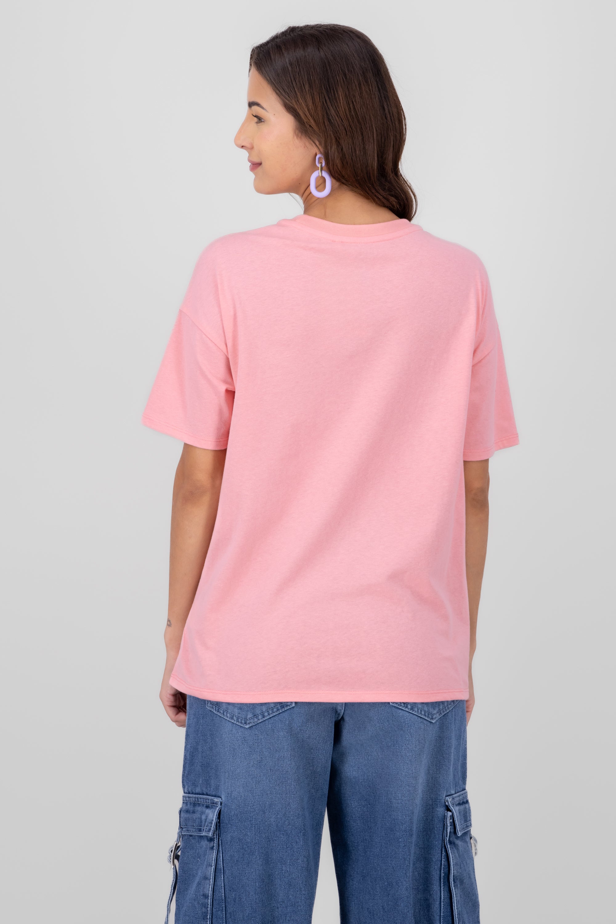 Over Ariel Anime shirt CORAL