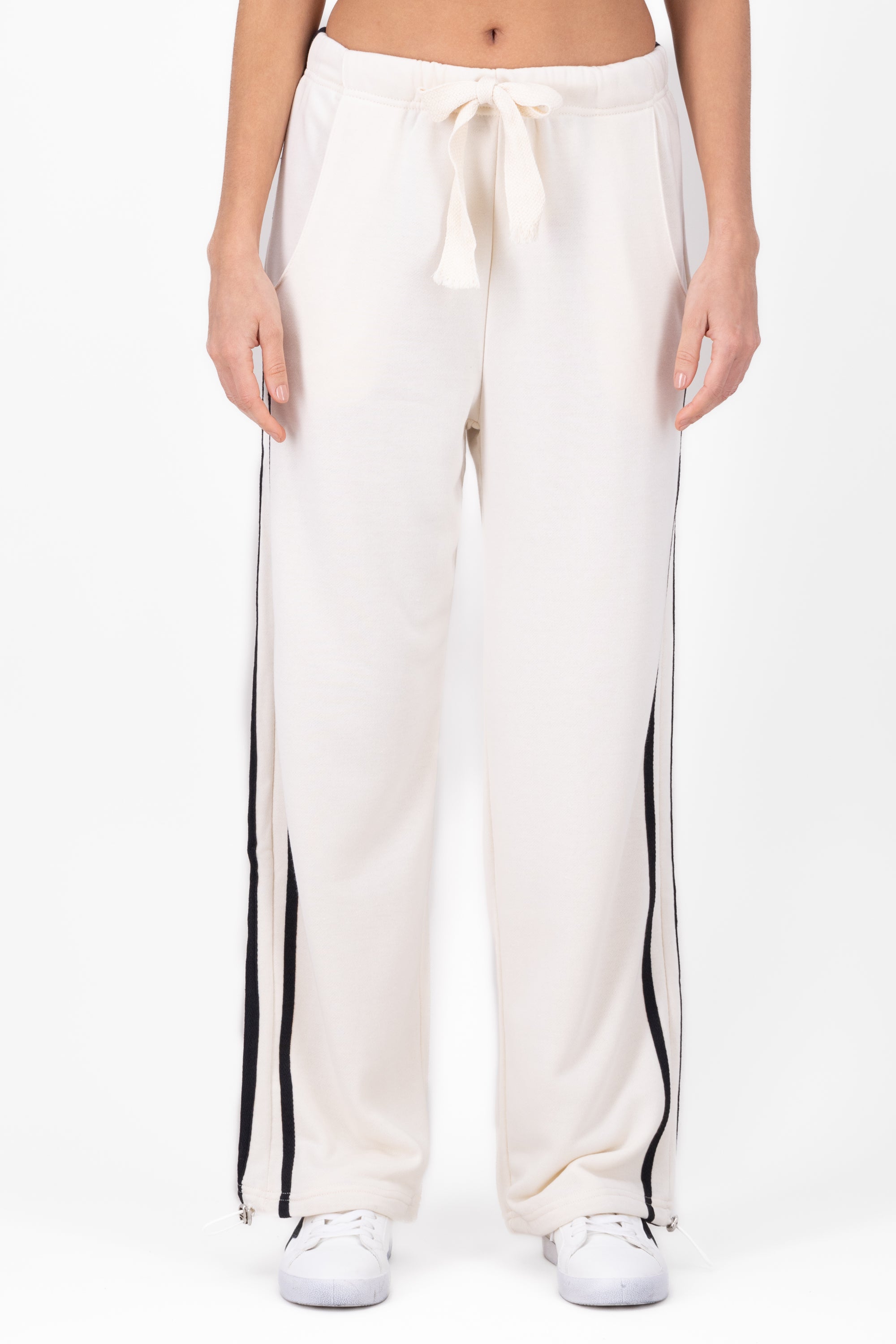 Broad Rays Pants Contrast CREAM