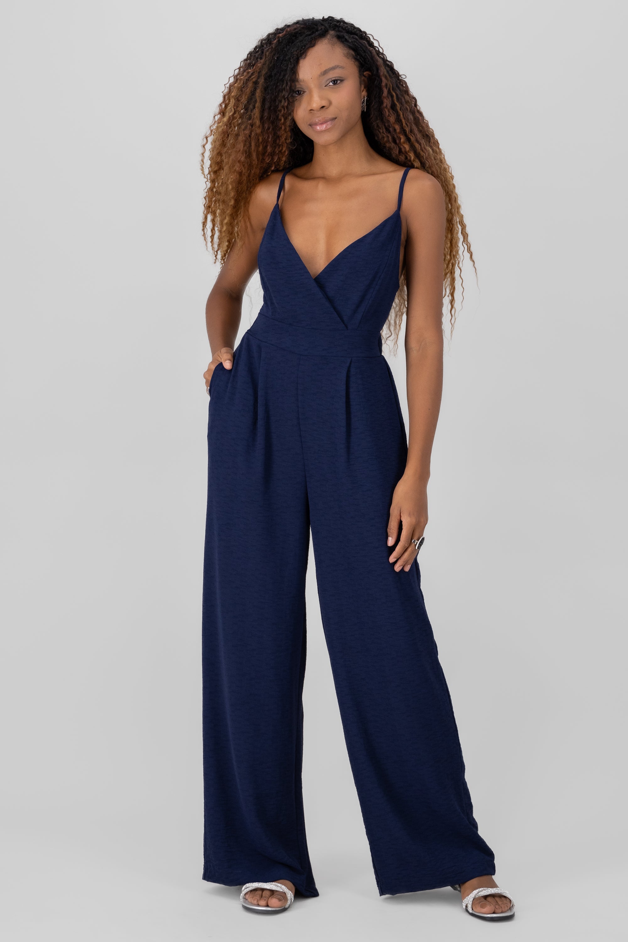 Jumpsuit Liso Tirantes MARINO