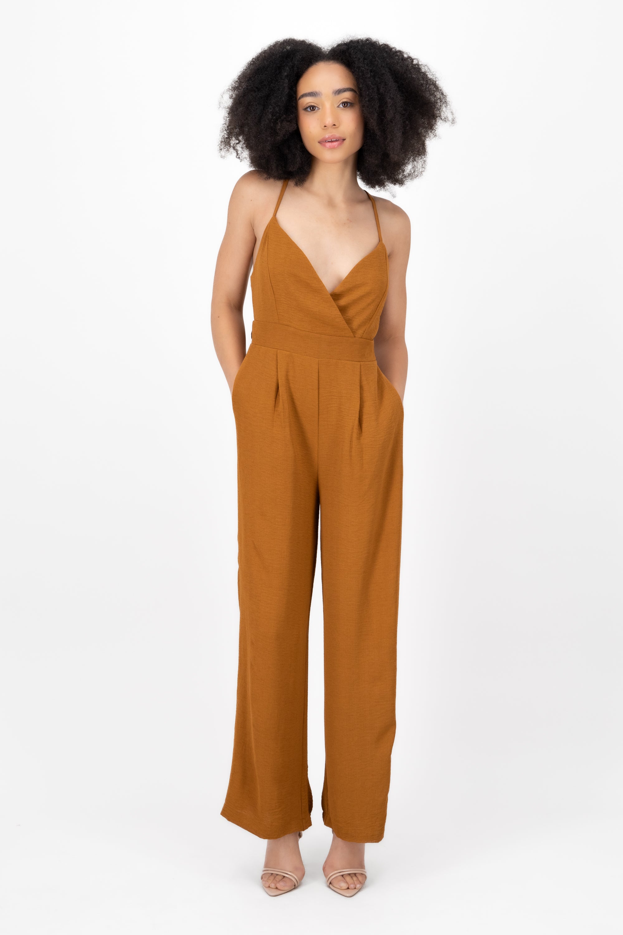 Jumpsuit Liso Tirantes KHAKI