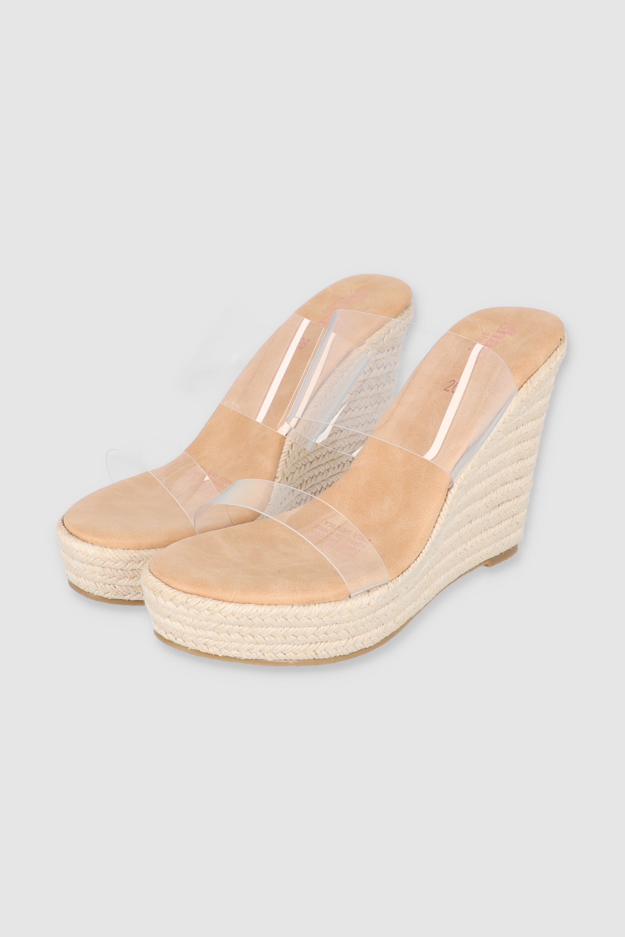 Wedge two transparent strips TRANSPARENT