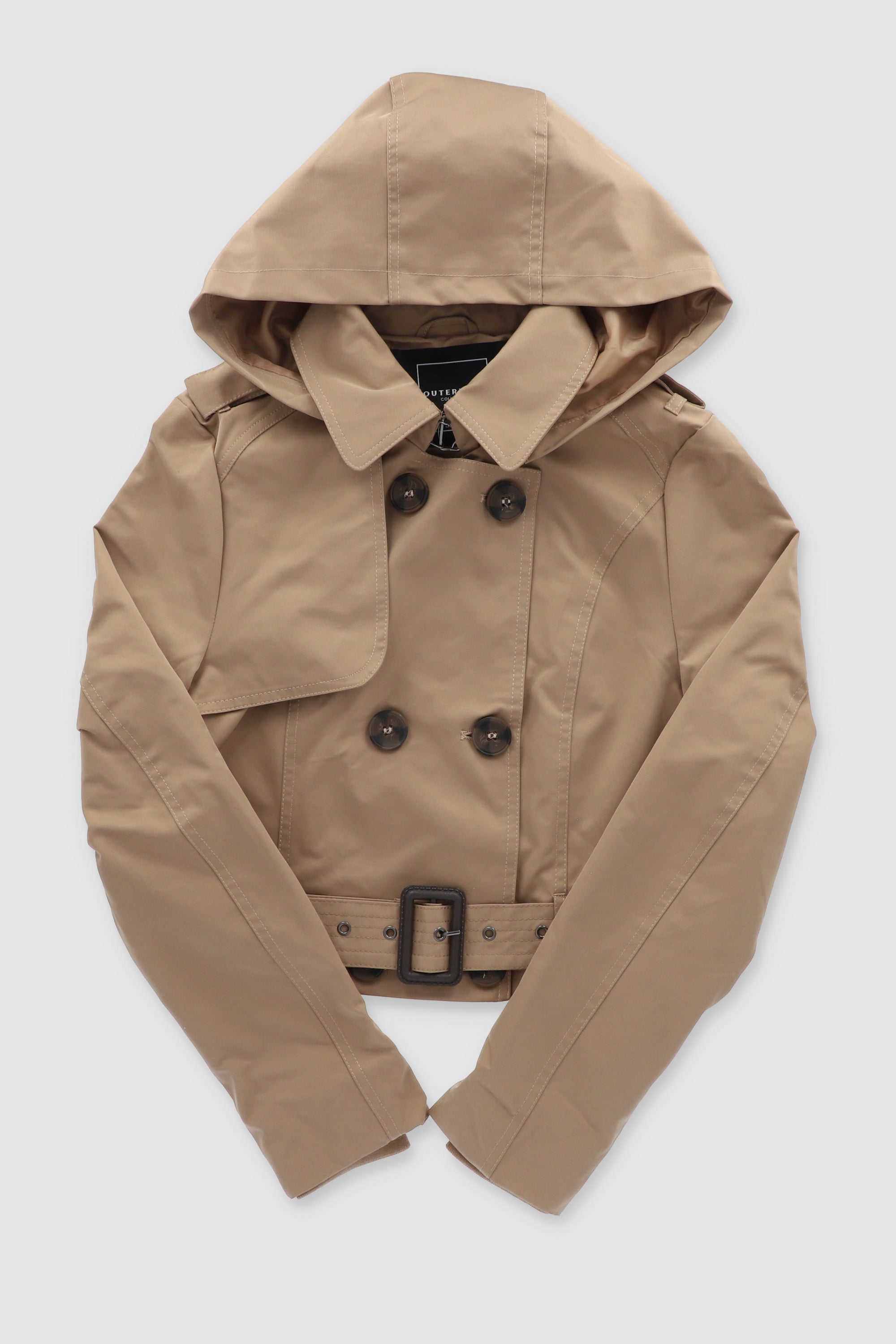 CROP GABARDINE BEIGE