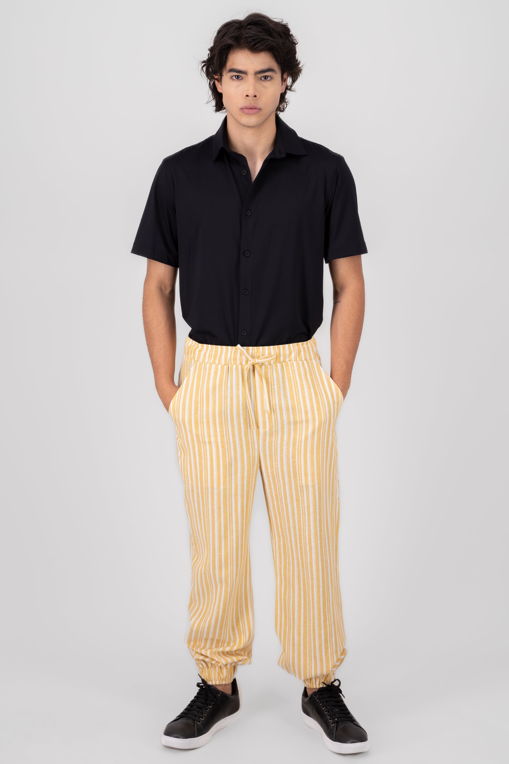 Jogger Resort stripes Combo yellow