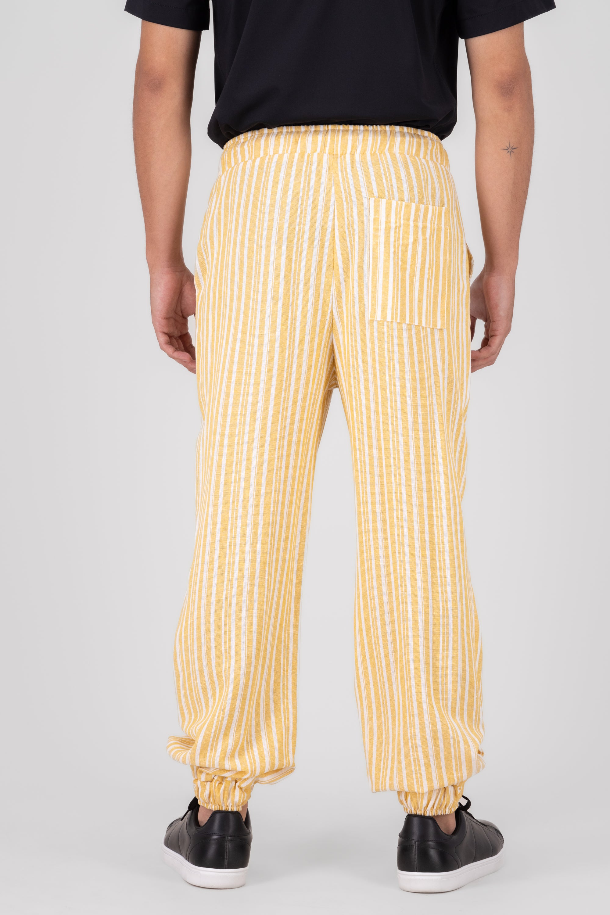 Jogger Resort stripes Combo yellow