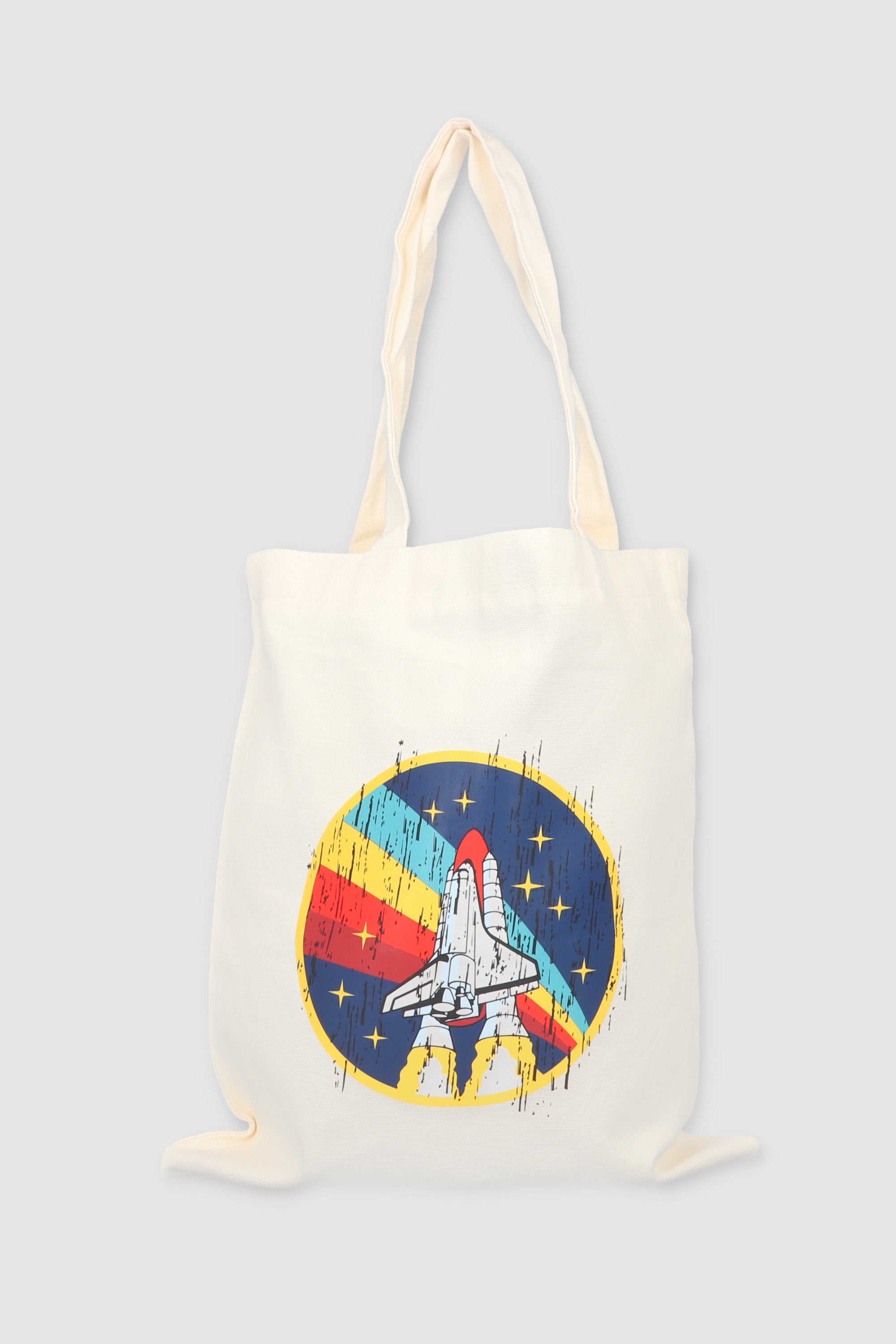 Tote Nasa Rocket BEIGE