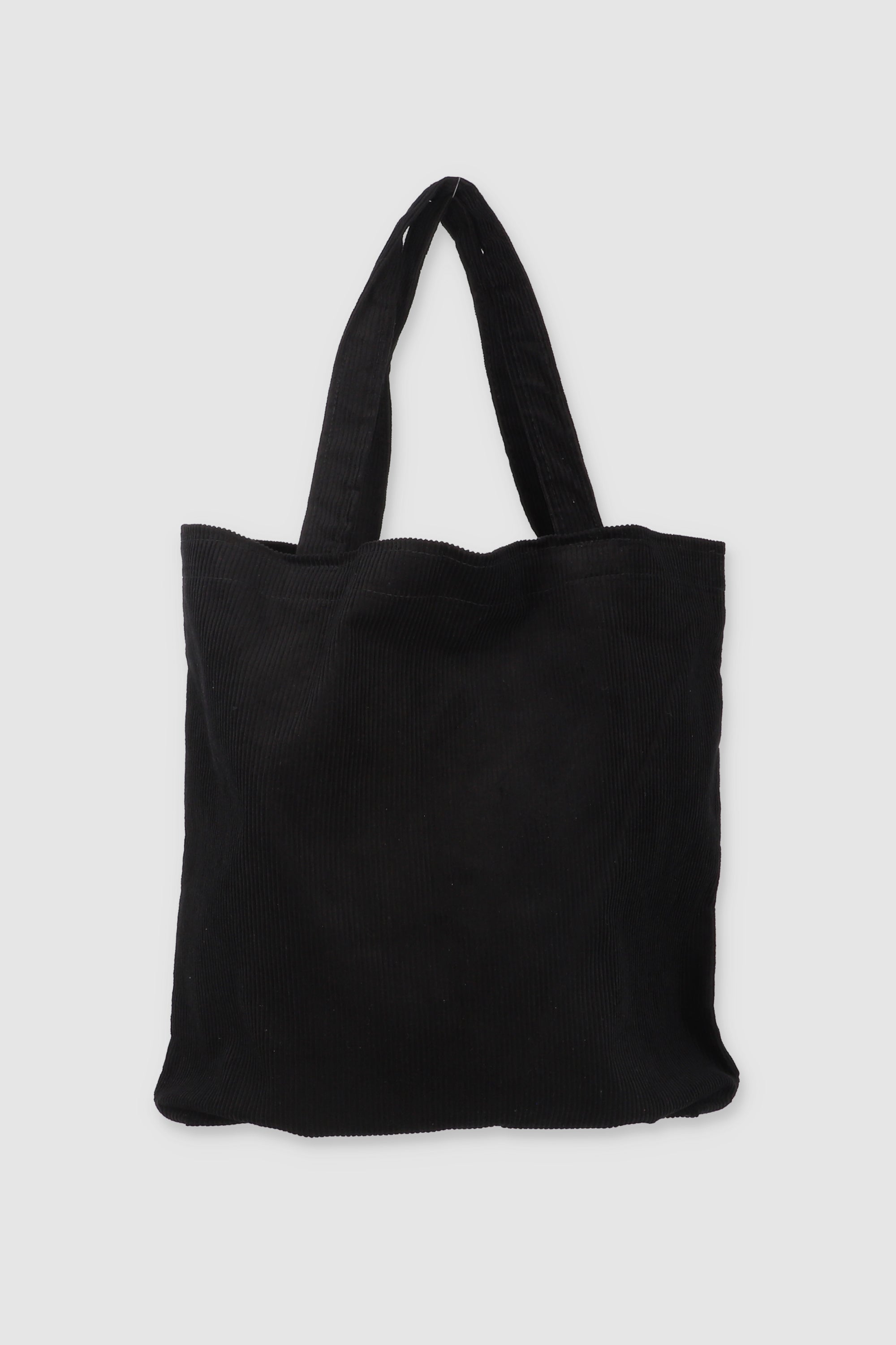 Bolsa tote pana sencilla NEGRO