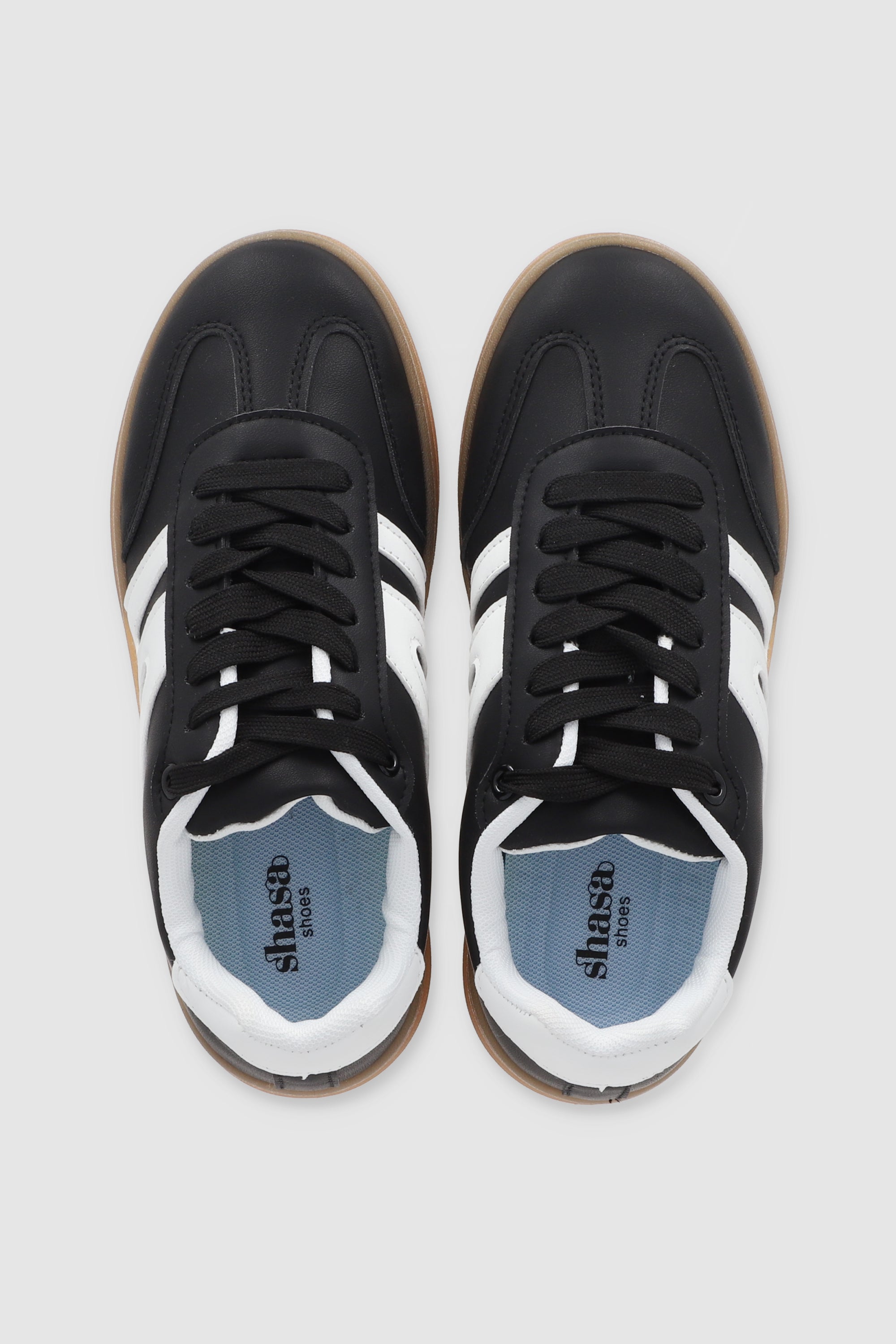 Tenis plataforma zigzag NEGRO