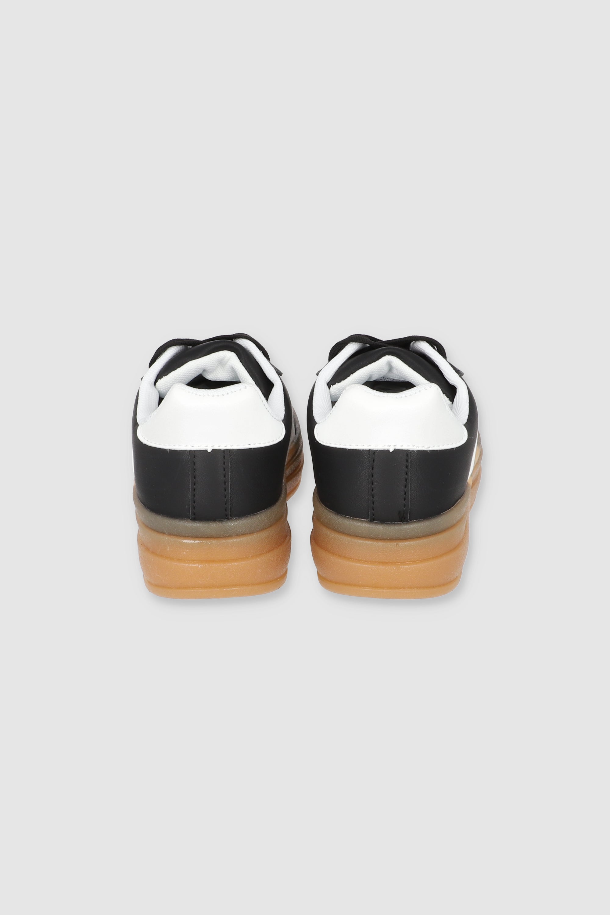 Tenis plataforma zigzag NEGRO