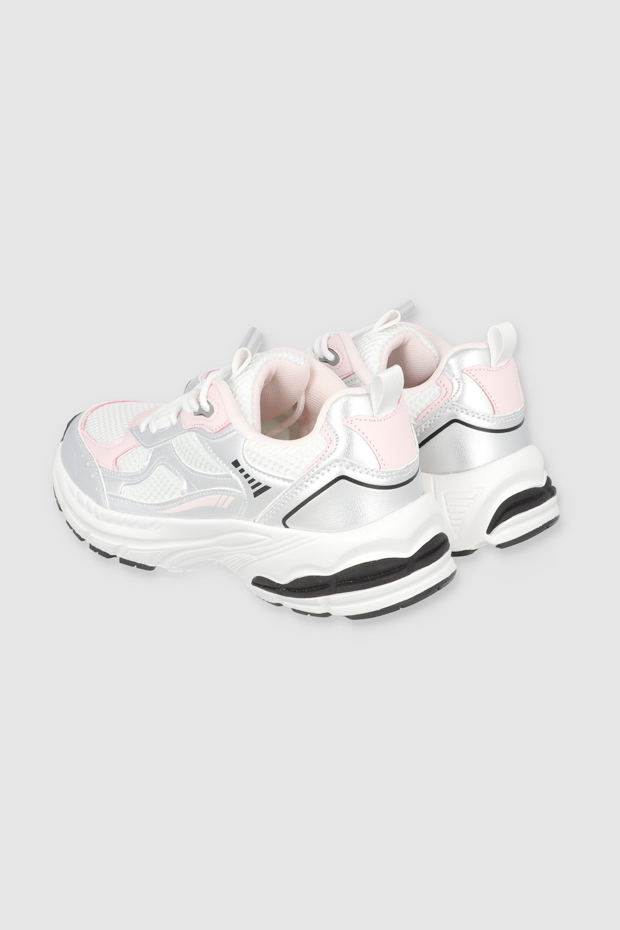Tenis runner detalles metalicos ROSA