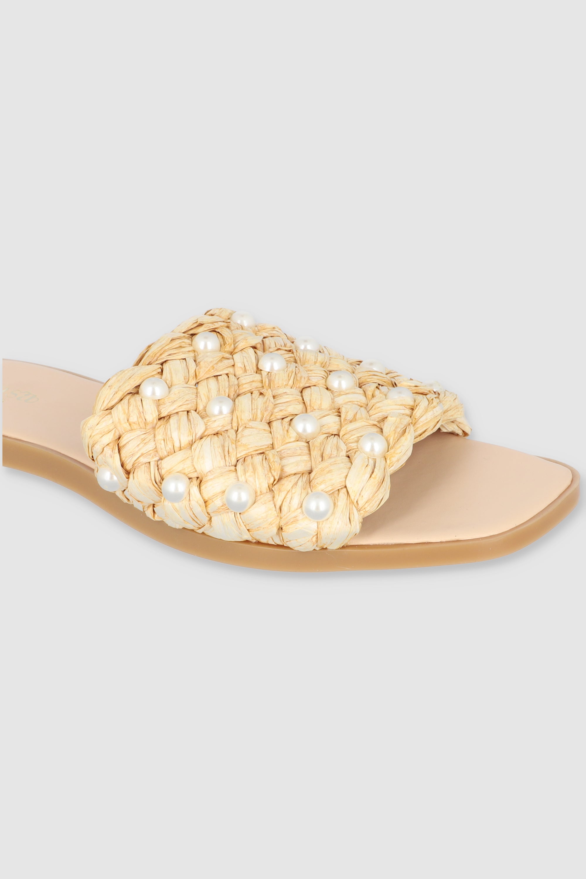Sandalia mula yute perlas BEIGE