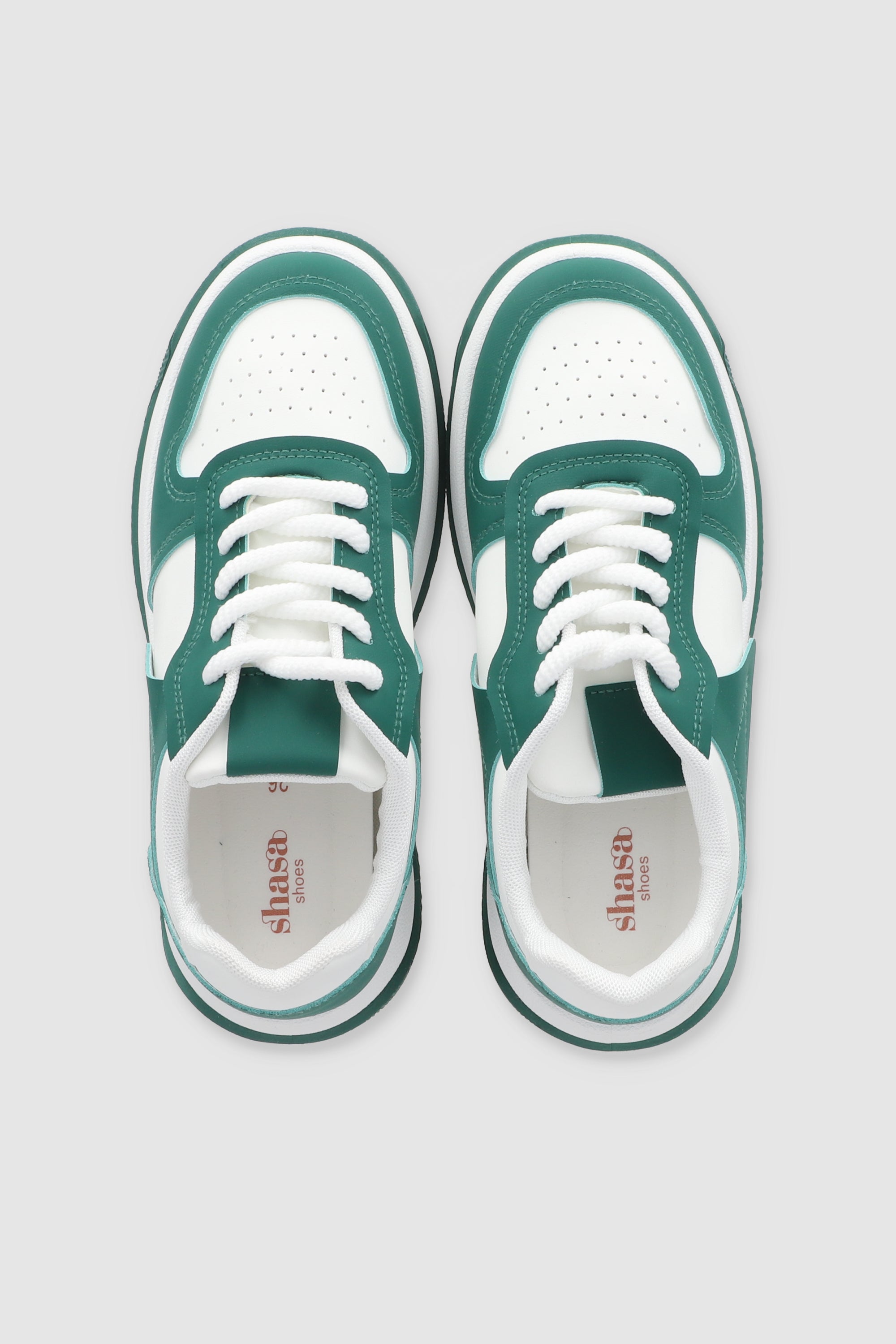 Tenis contrastes bordes redondeados SAGE