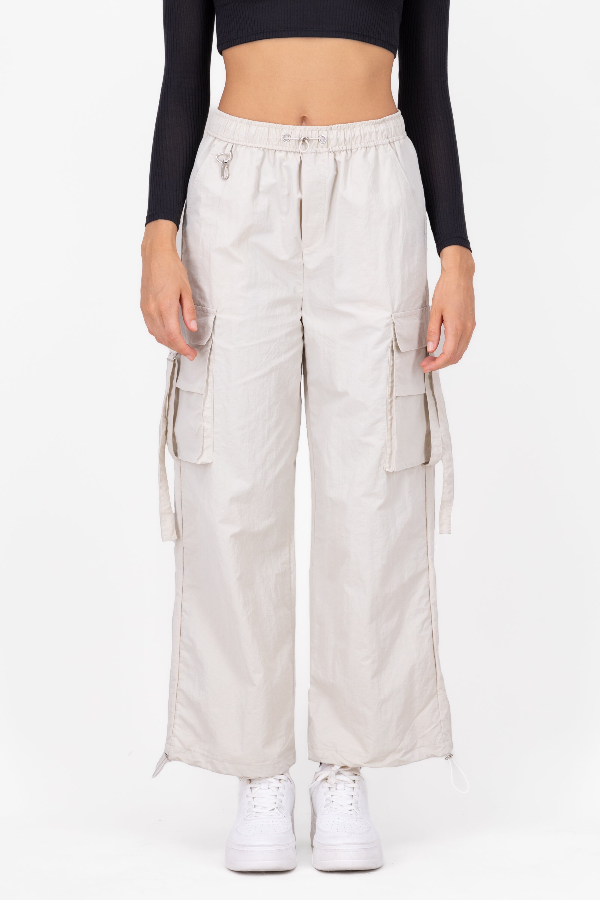 Pantalon parachute CREMA