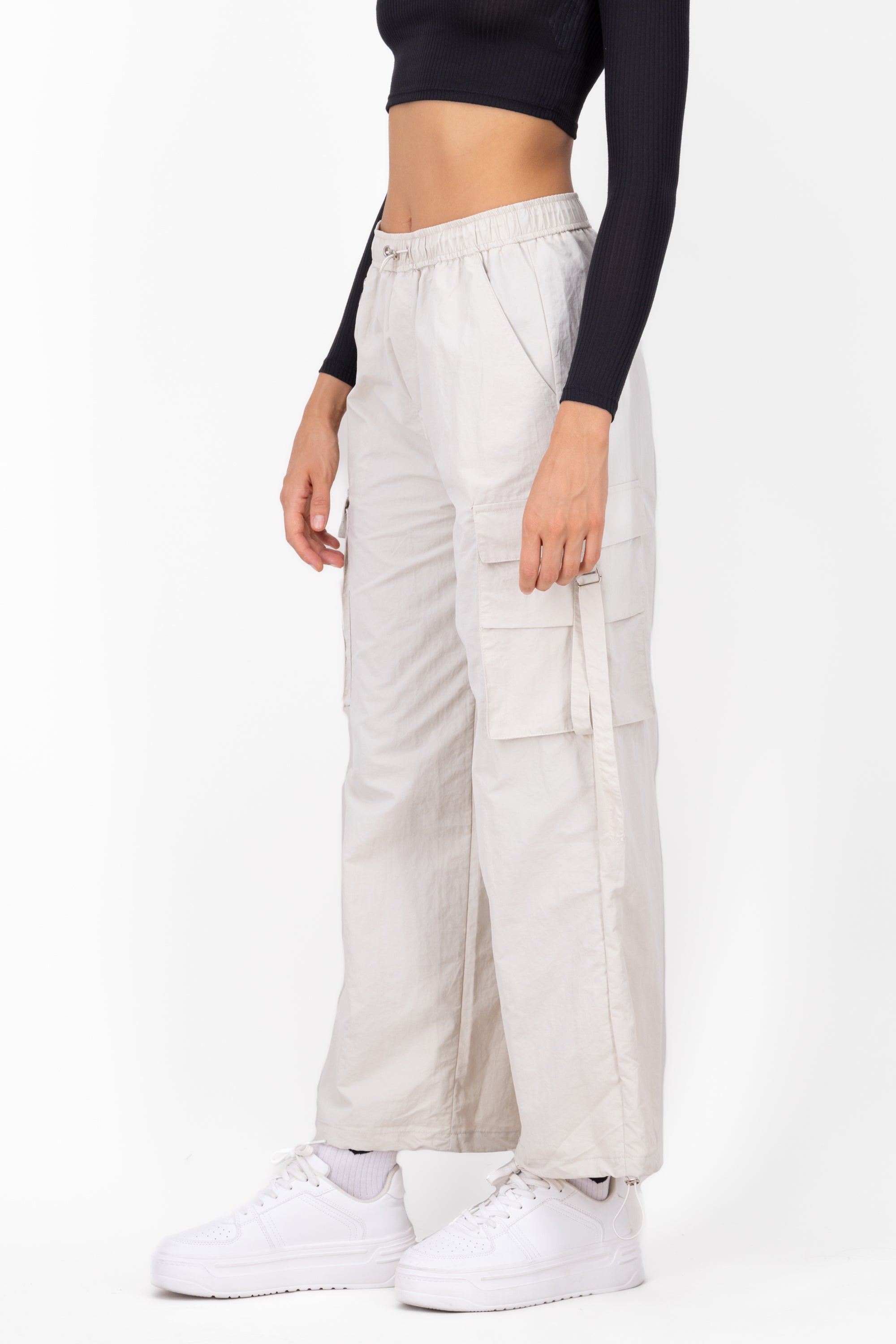 Pantalon parachute CREMA