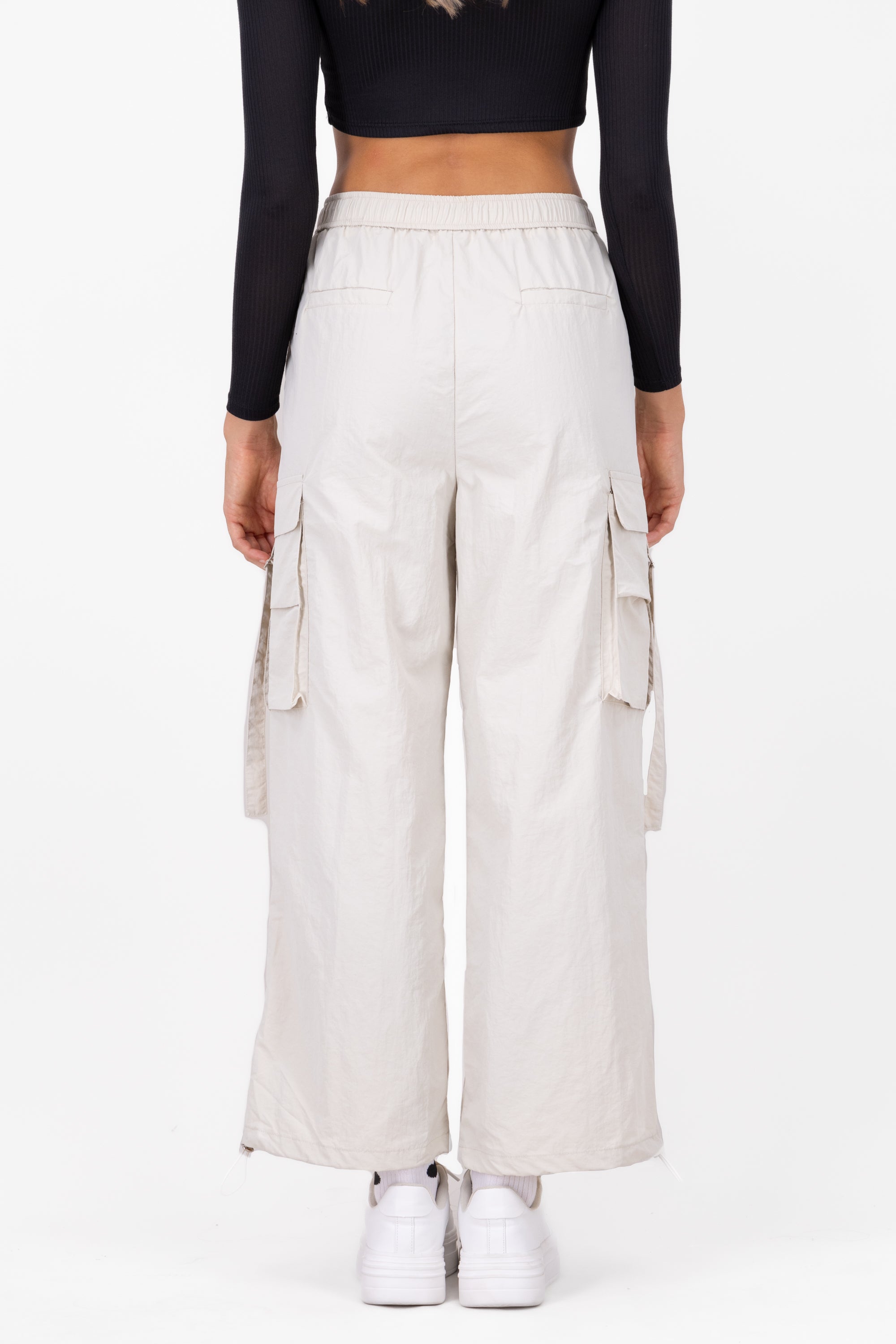 Pantalon parachute CREMA