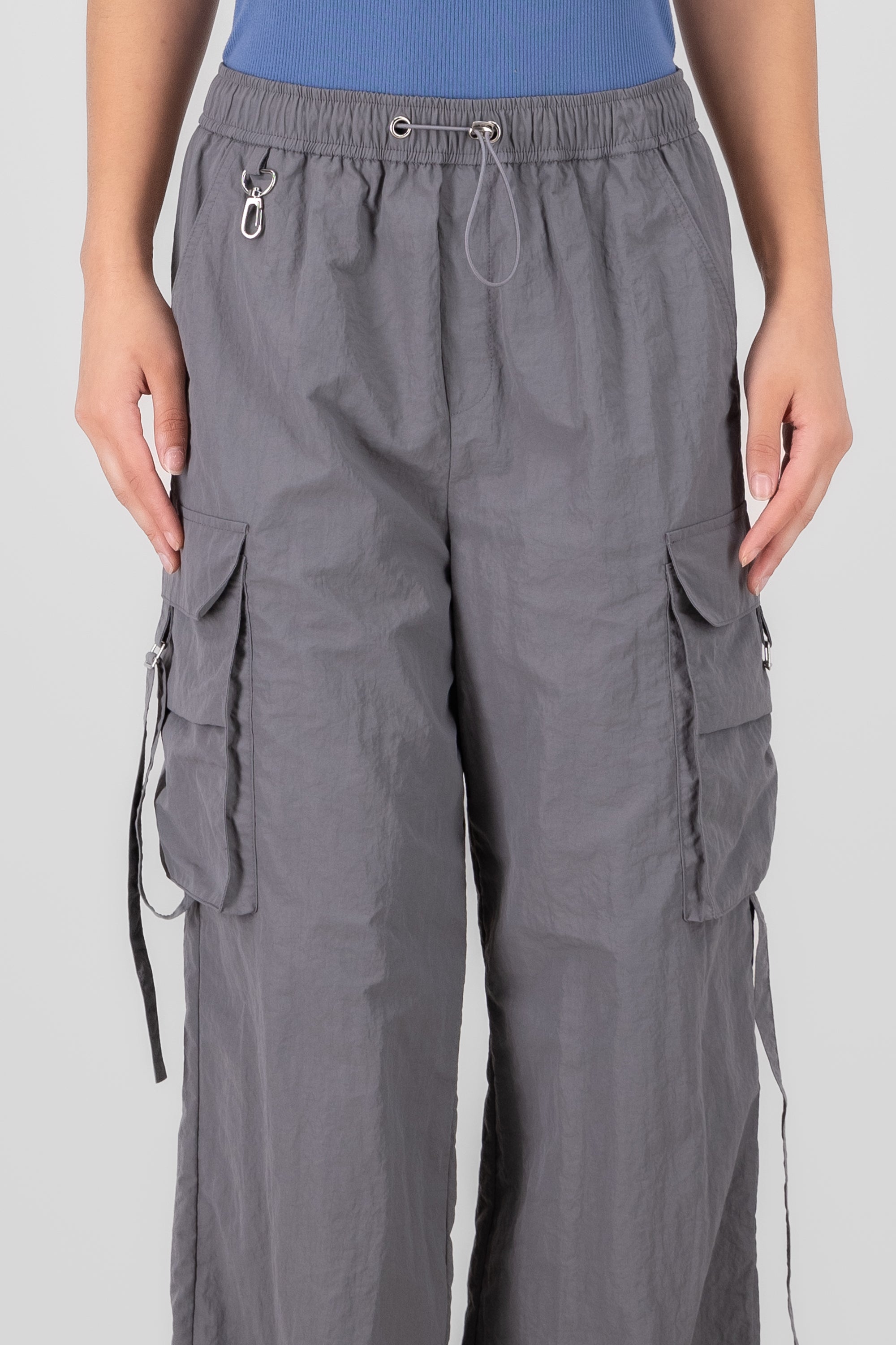 Pantalon parachute GRIS