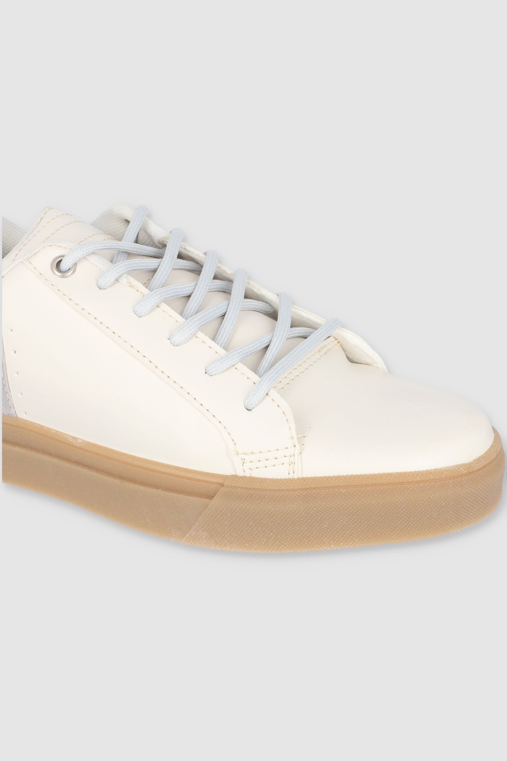 TENIS BASIC RAYAS BEIGE