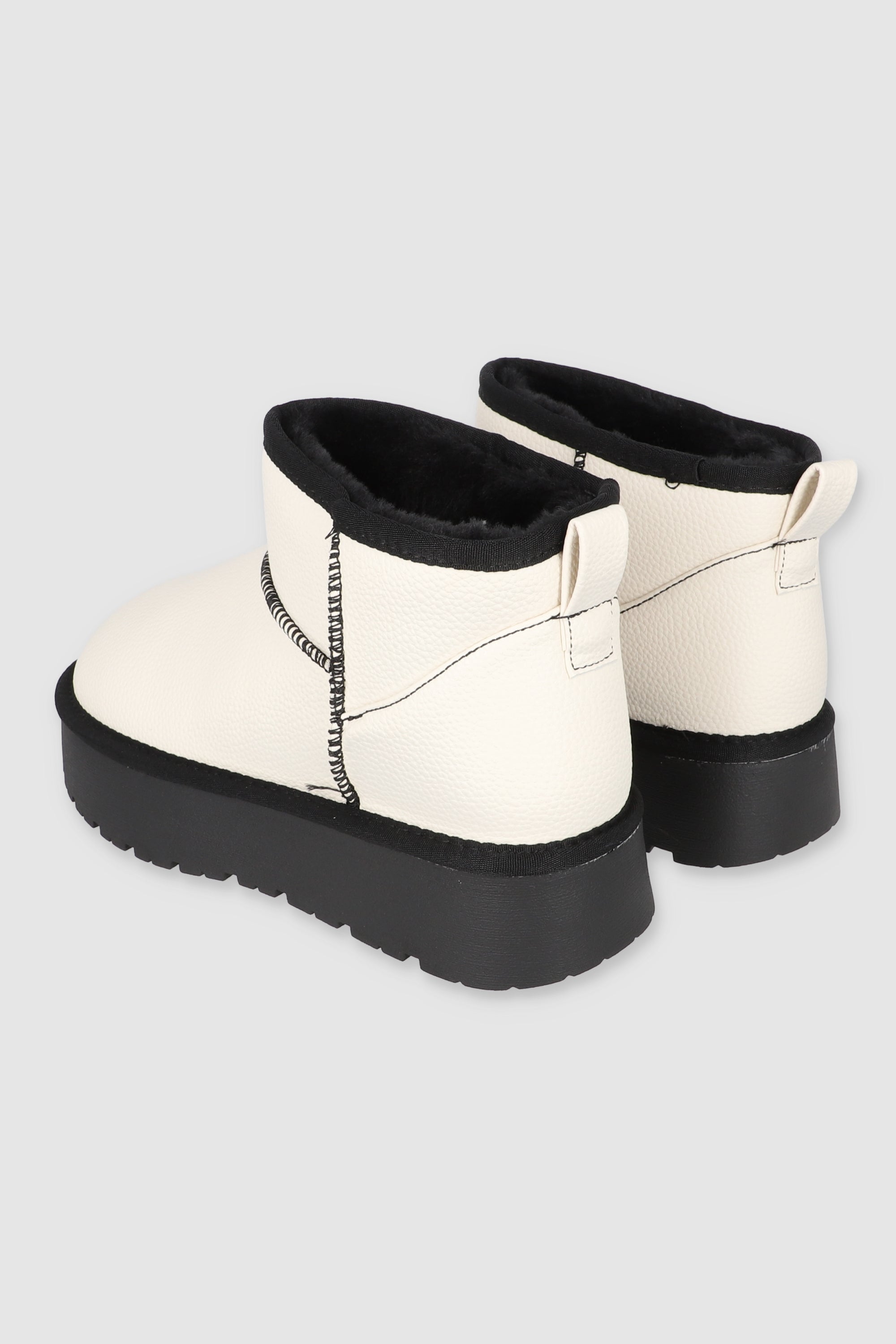 Bota Peluche Pu BLANCO