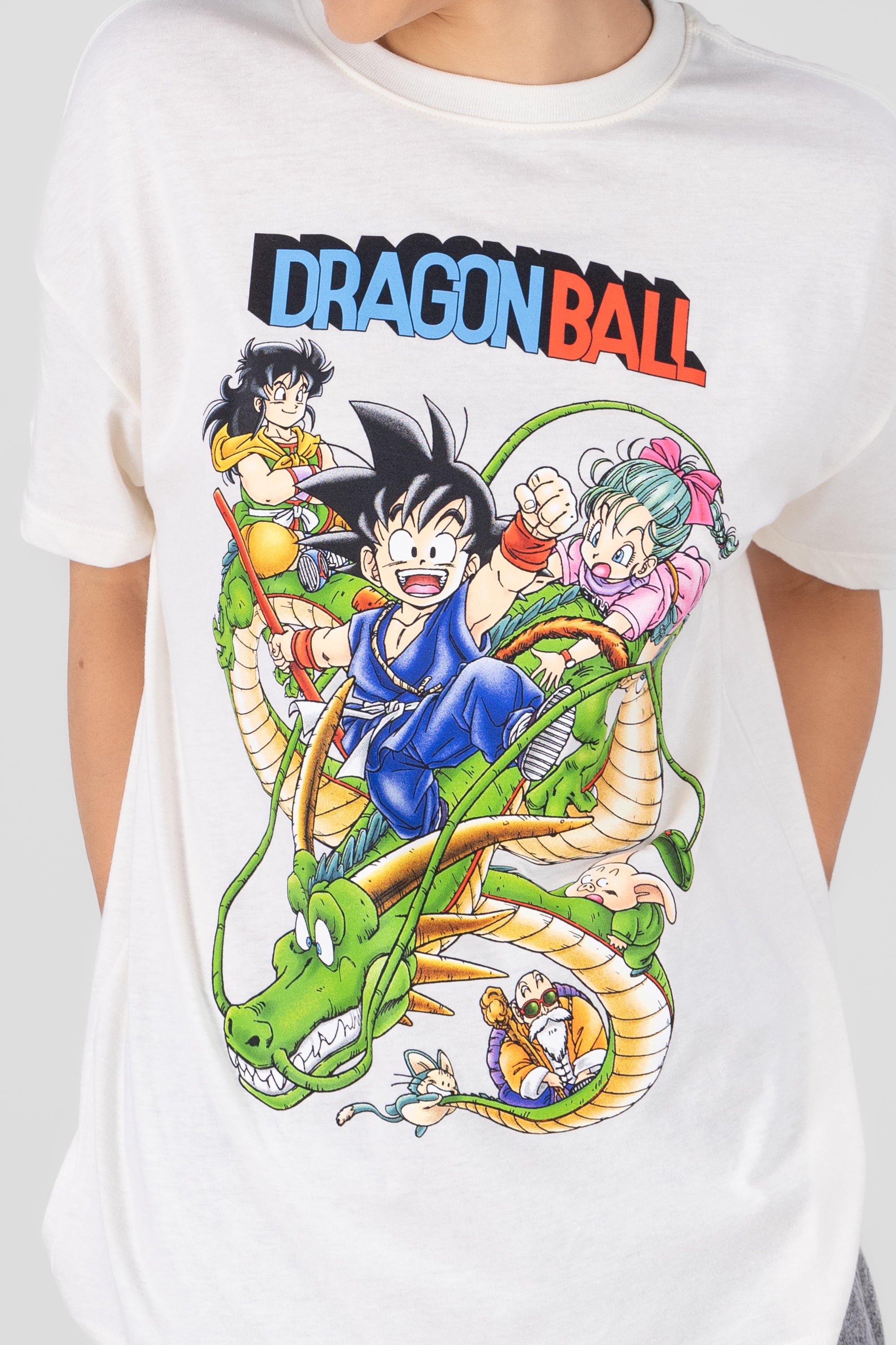 Playera dragon ball 1985 CREMA