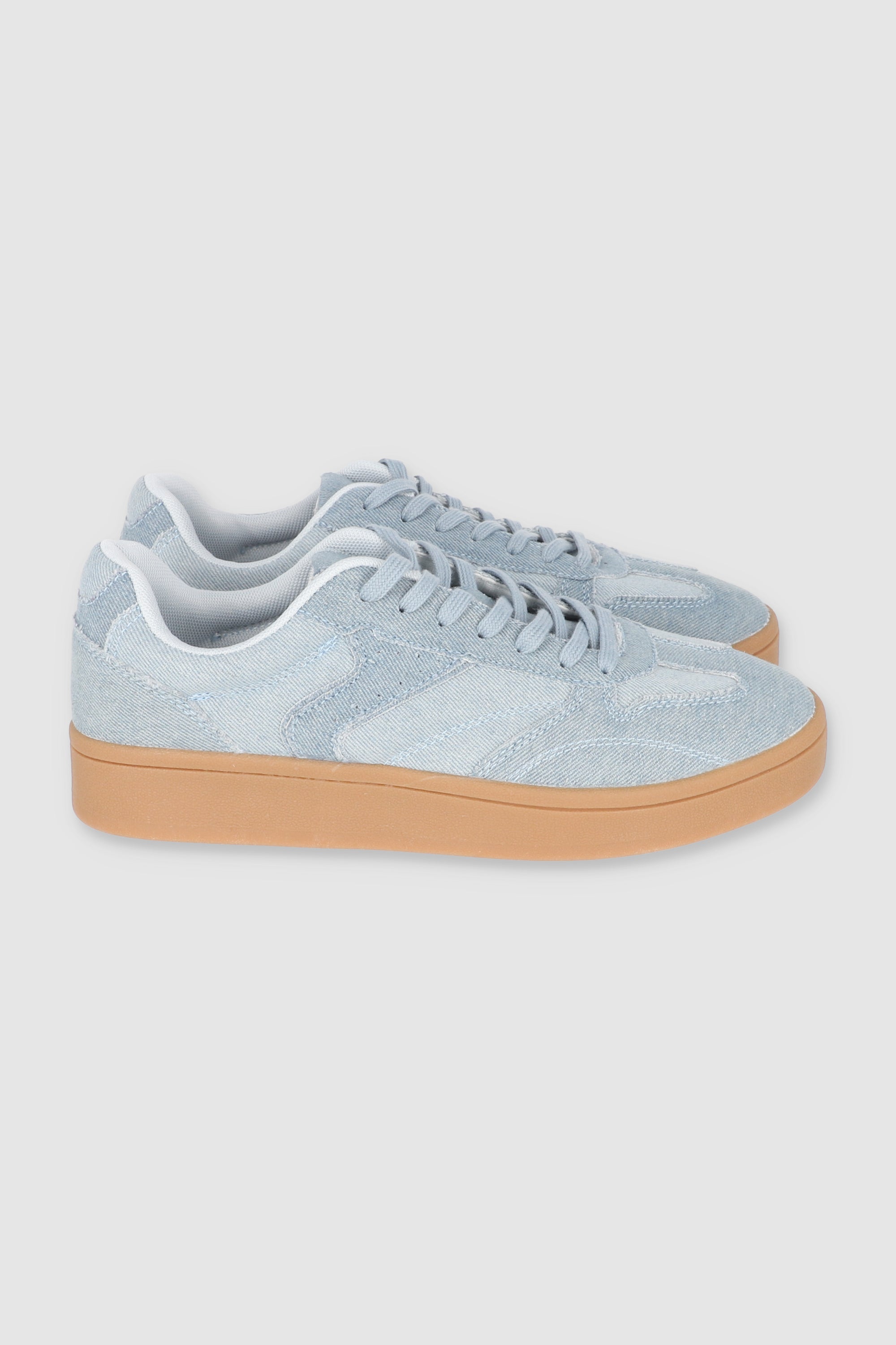 Tenis retro denim contrastes MEDIUM WASH