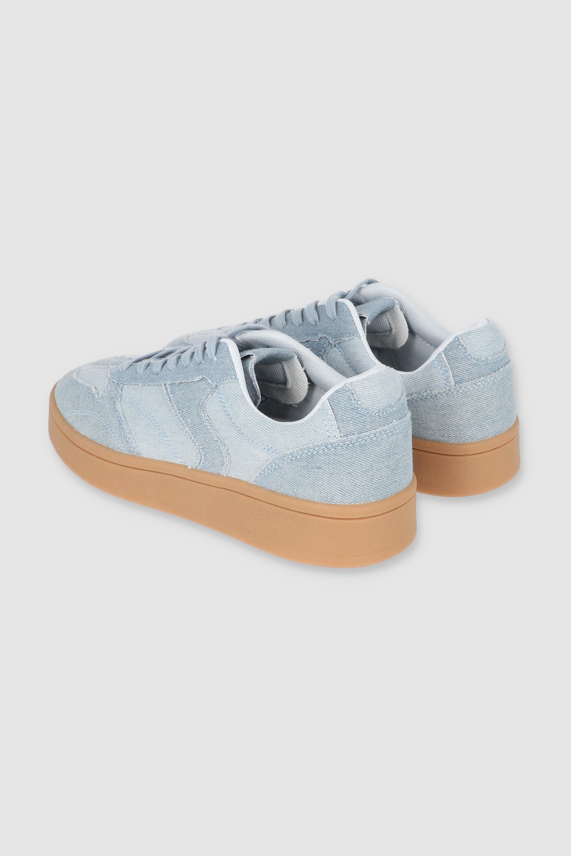 Tenis retro denim contrastes MEDIUM WASH