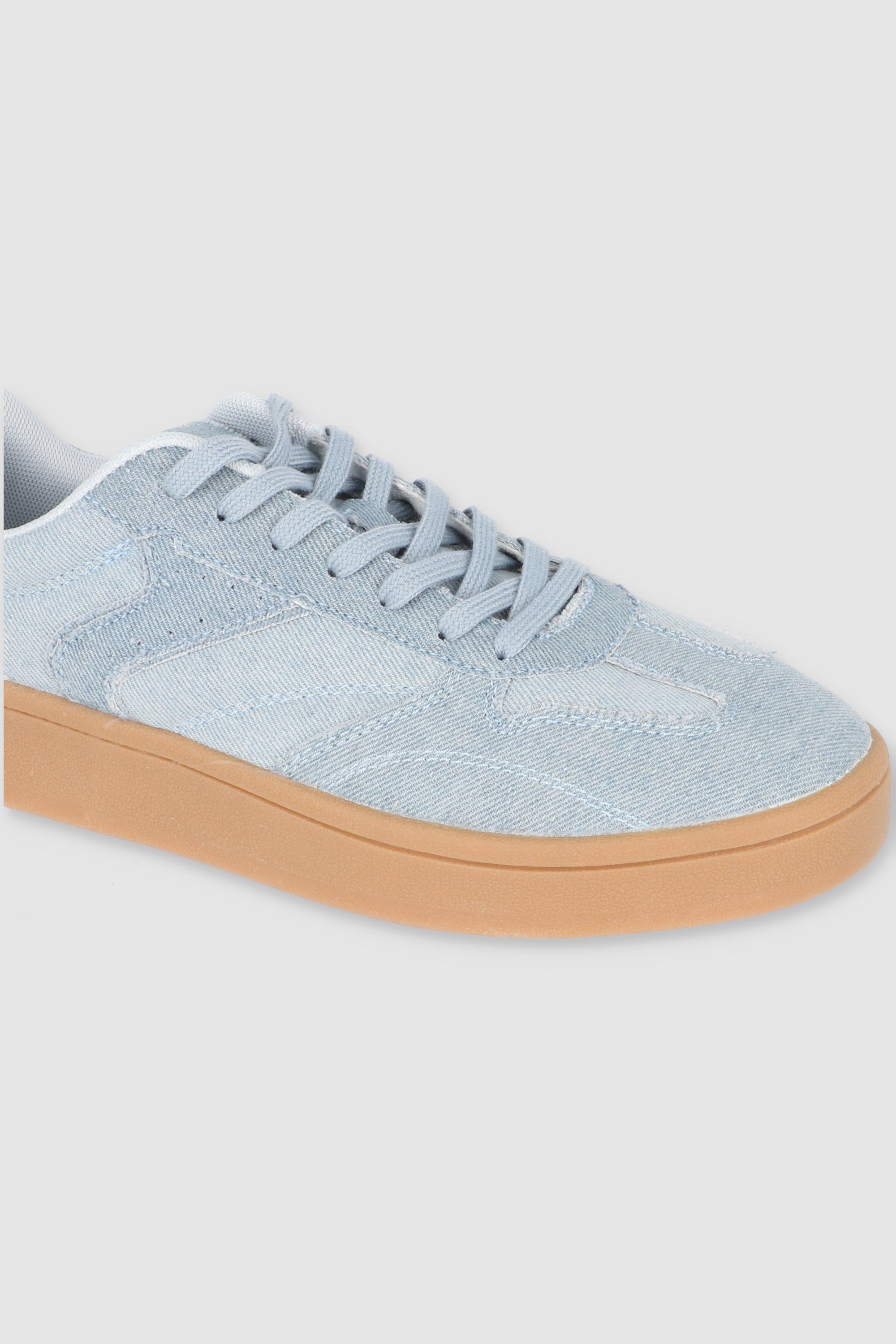 Tenis retro denim contrastes MEDIUM WASH
