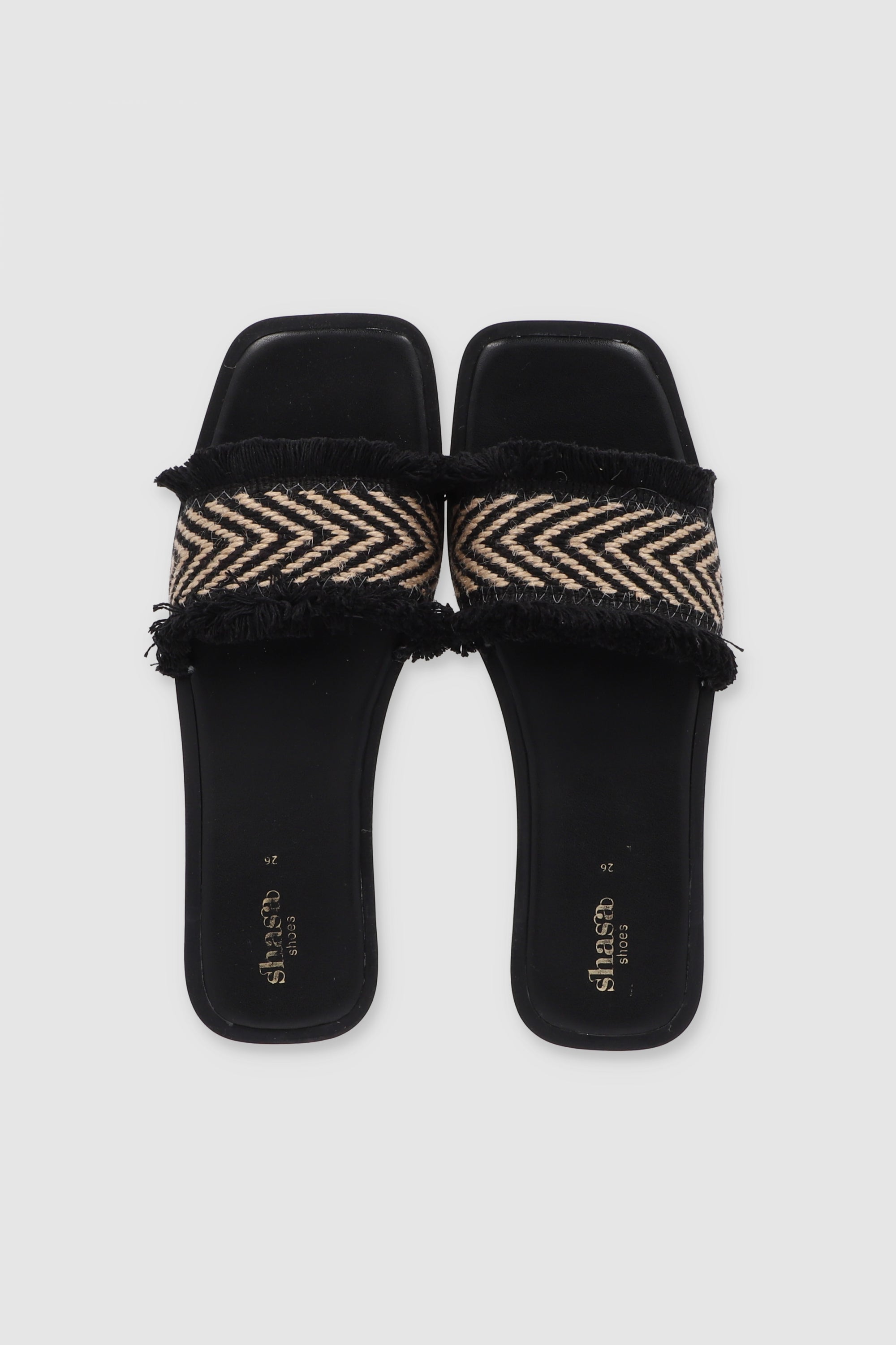 Sandal Yute Chevron Sound BLACK