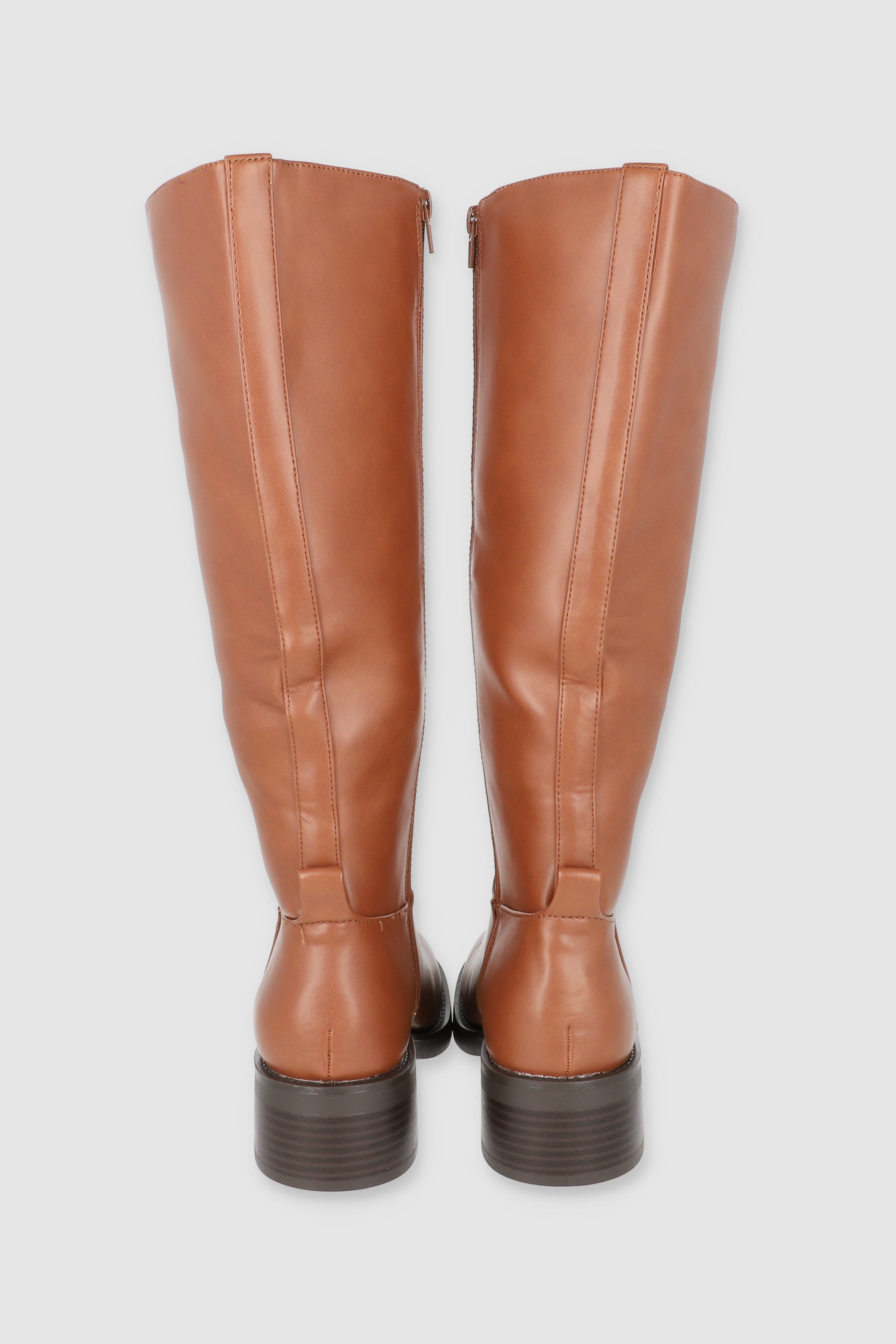 Bota ridding estrudturada sencilla TAN