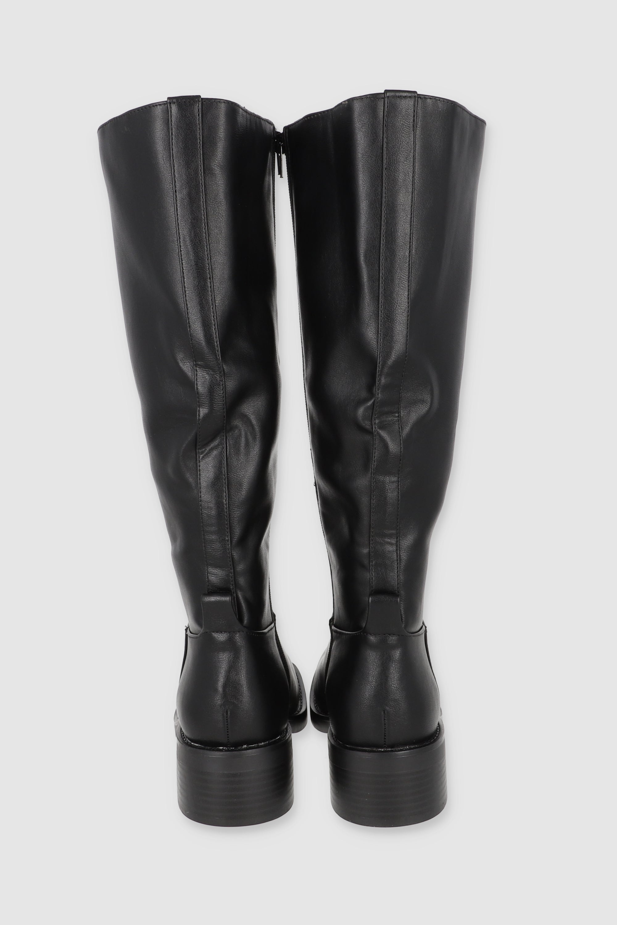 Bota ridding estrudturada sencilla NEGRO