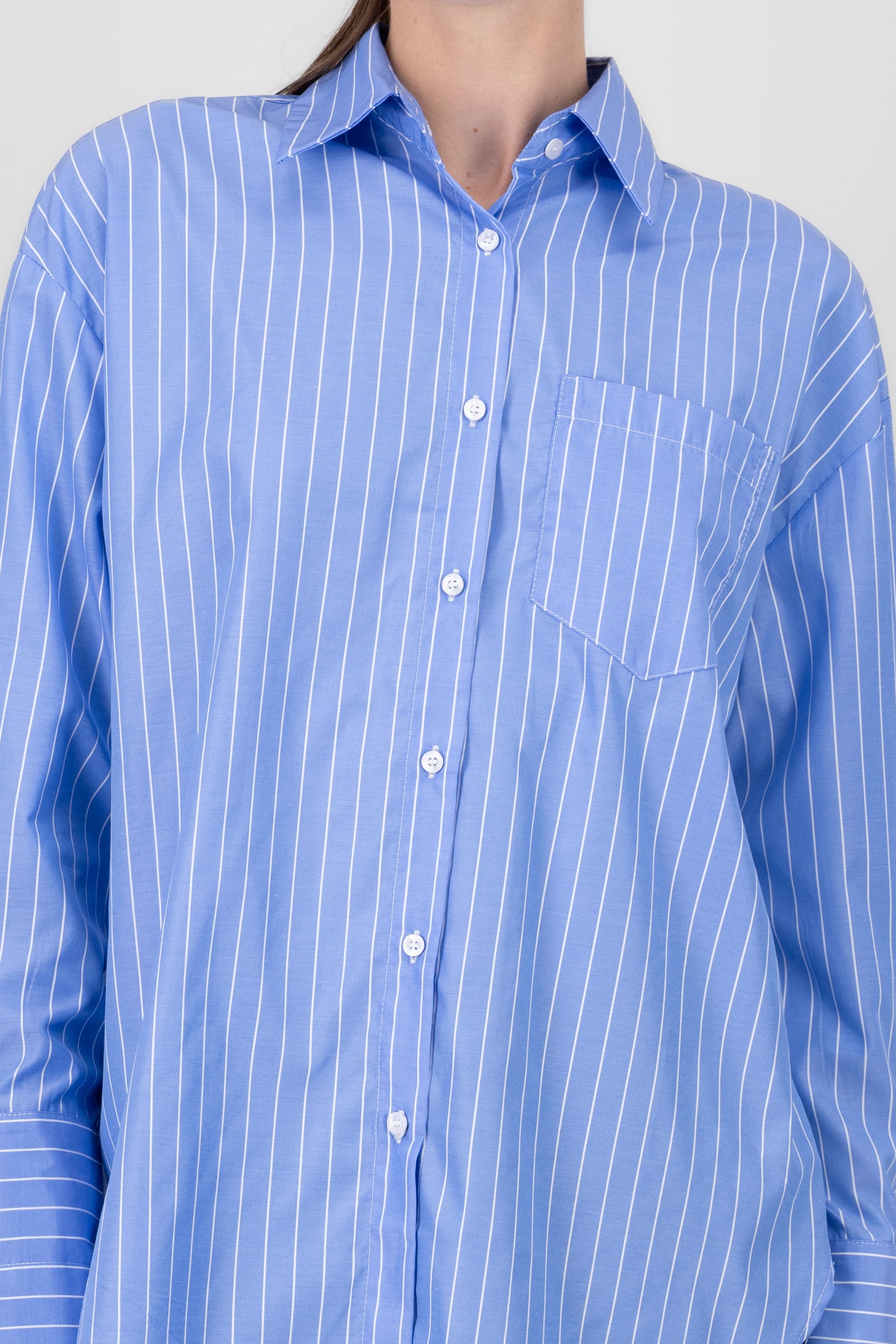 Camisa rayas AZUL COMBO