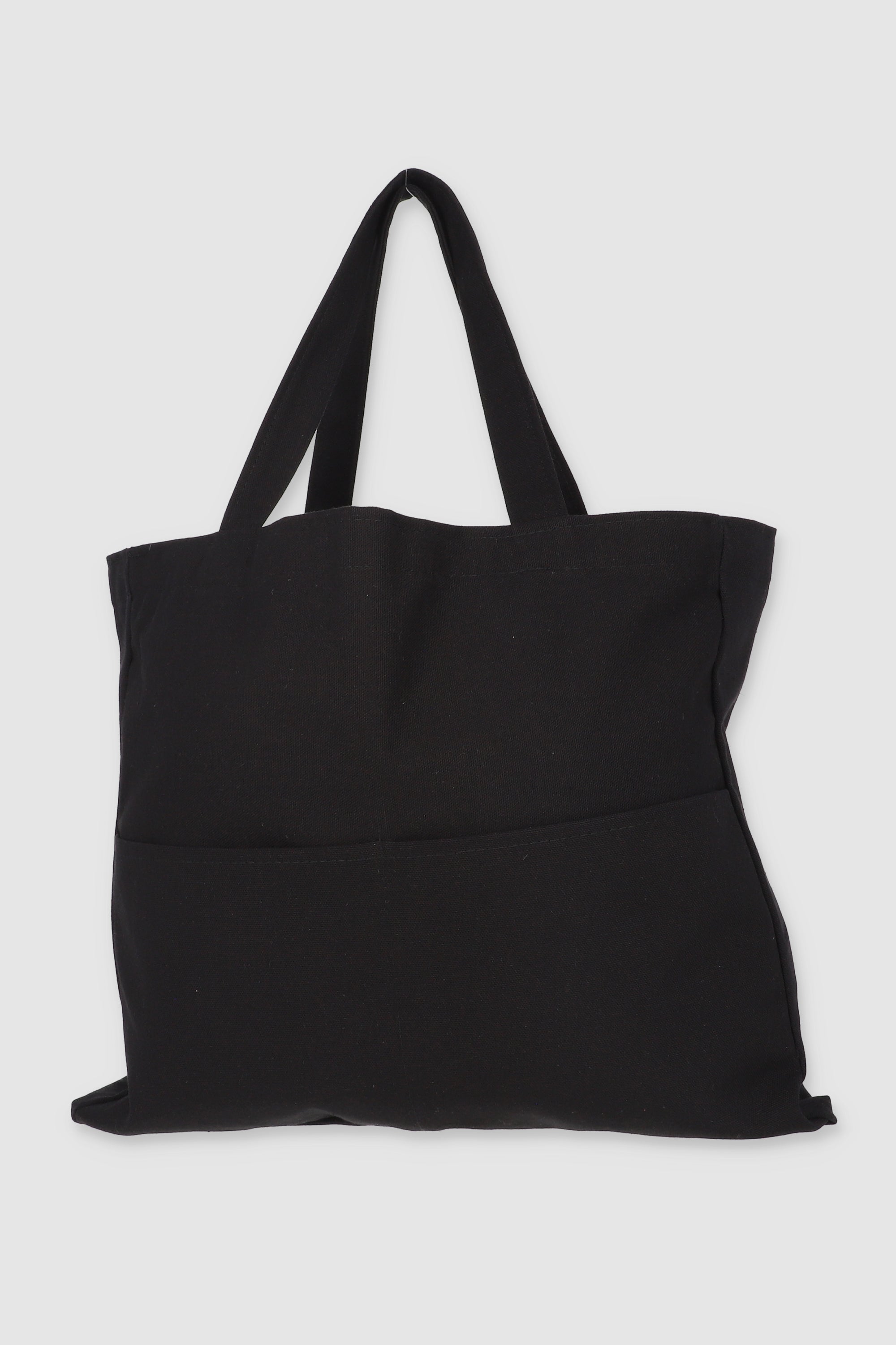 Bolsa tote dos bolsillos NEGRO