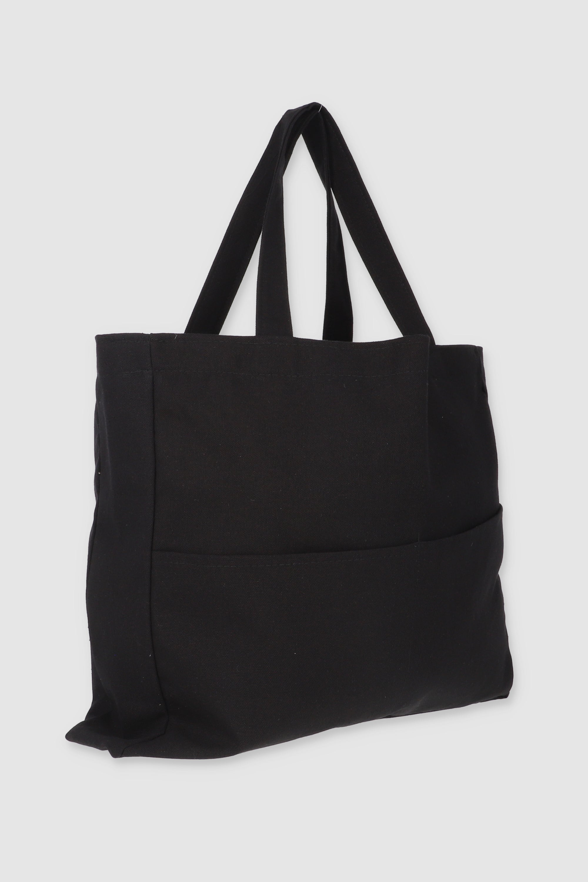 Bolsa tote dos bolsillos NEGRO