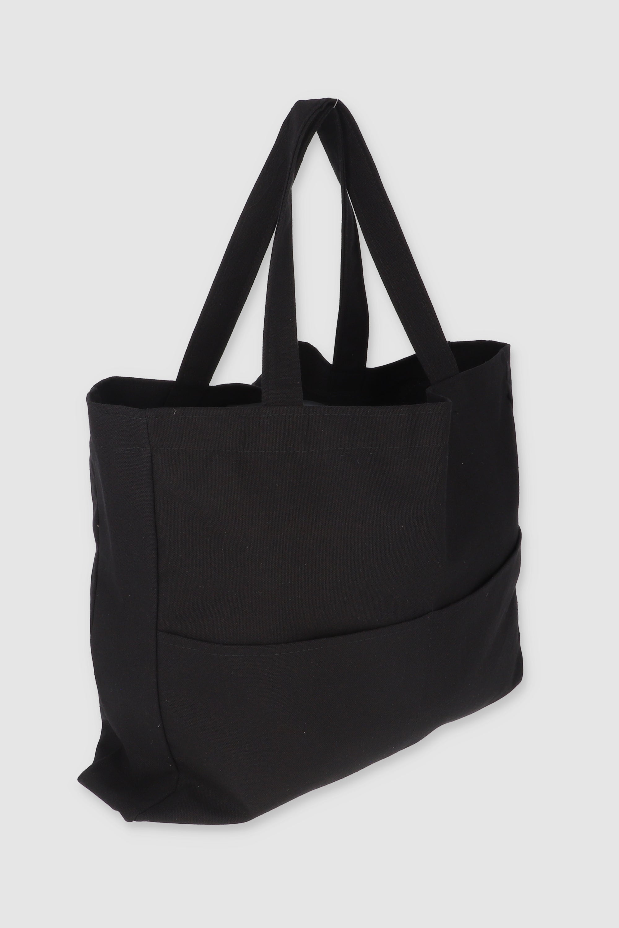 Bolsa tote dos bolsillos NEGRO