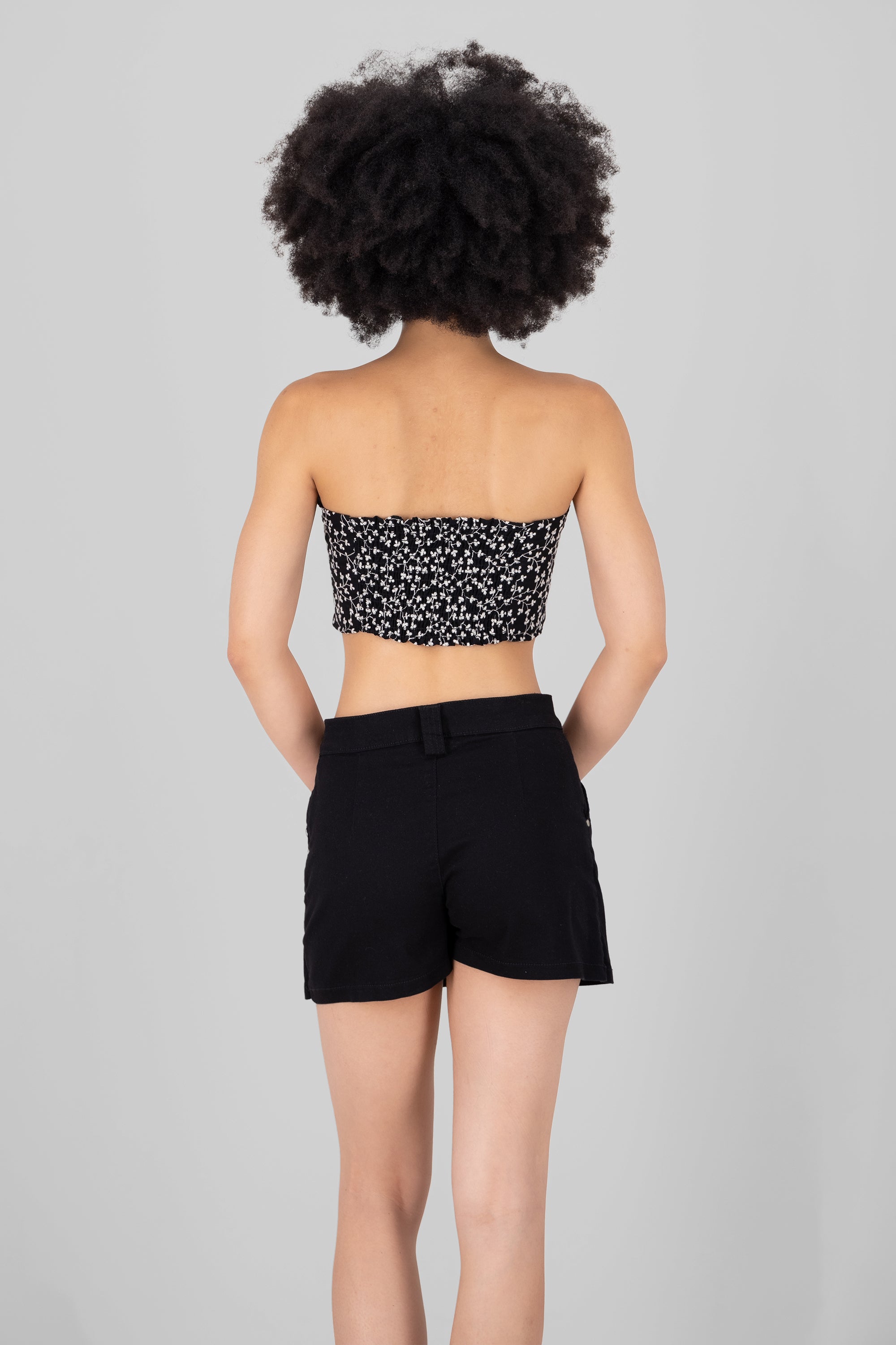 Top Straples embroidery BLACK