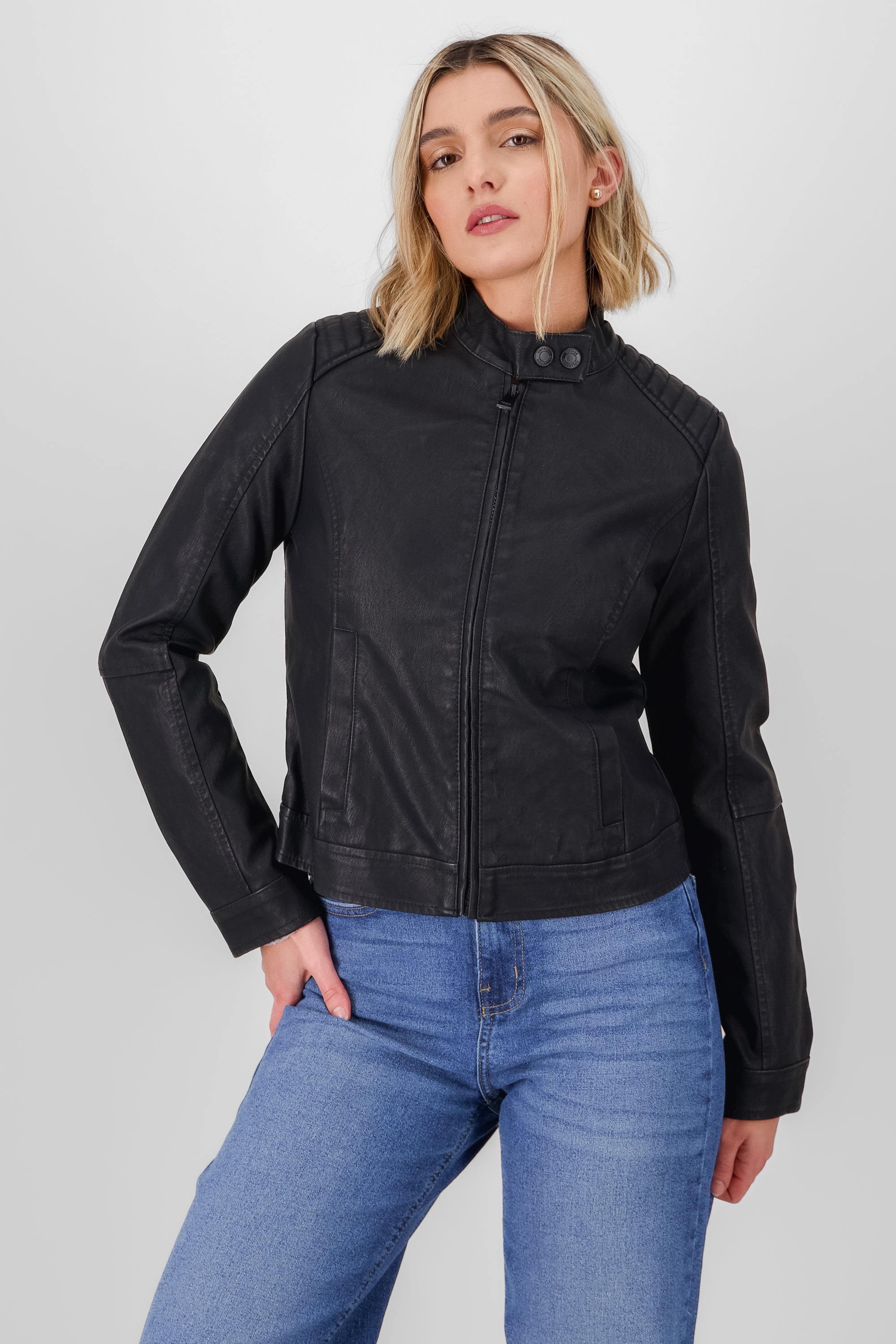 Pu bicker cierre NEGRO