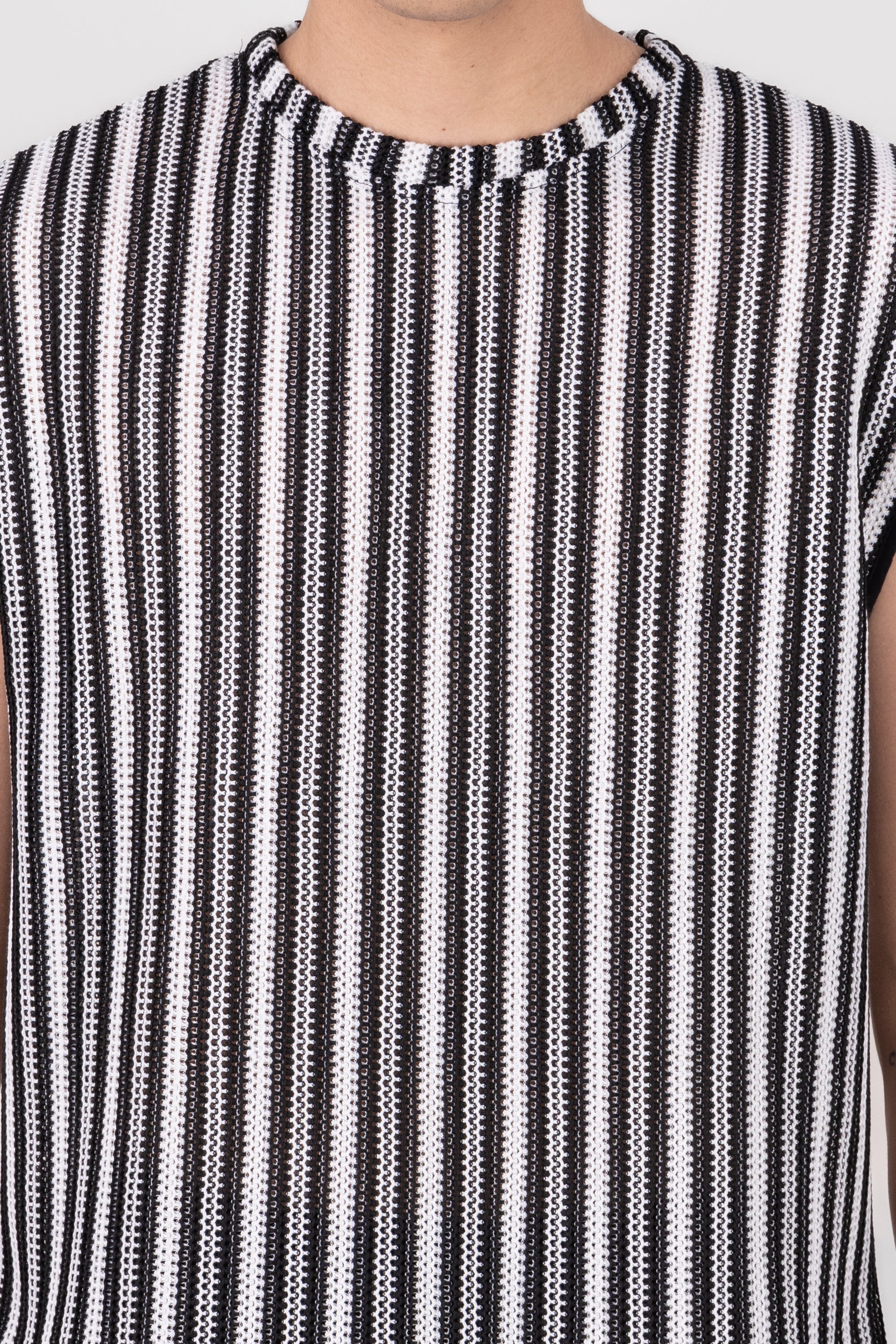Tank top stripes Black Combo